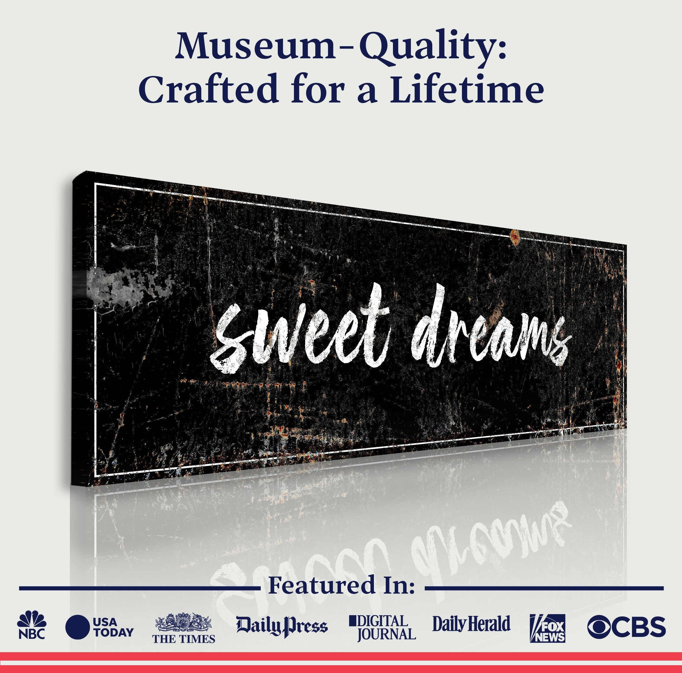 Sweet Dreams Sign IV on sale at MyriadMart