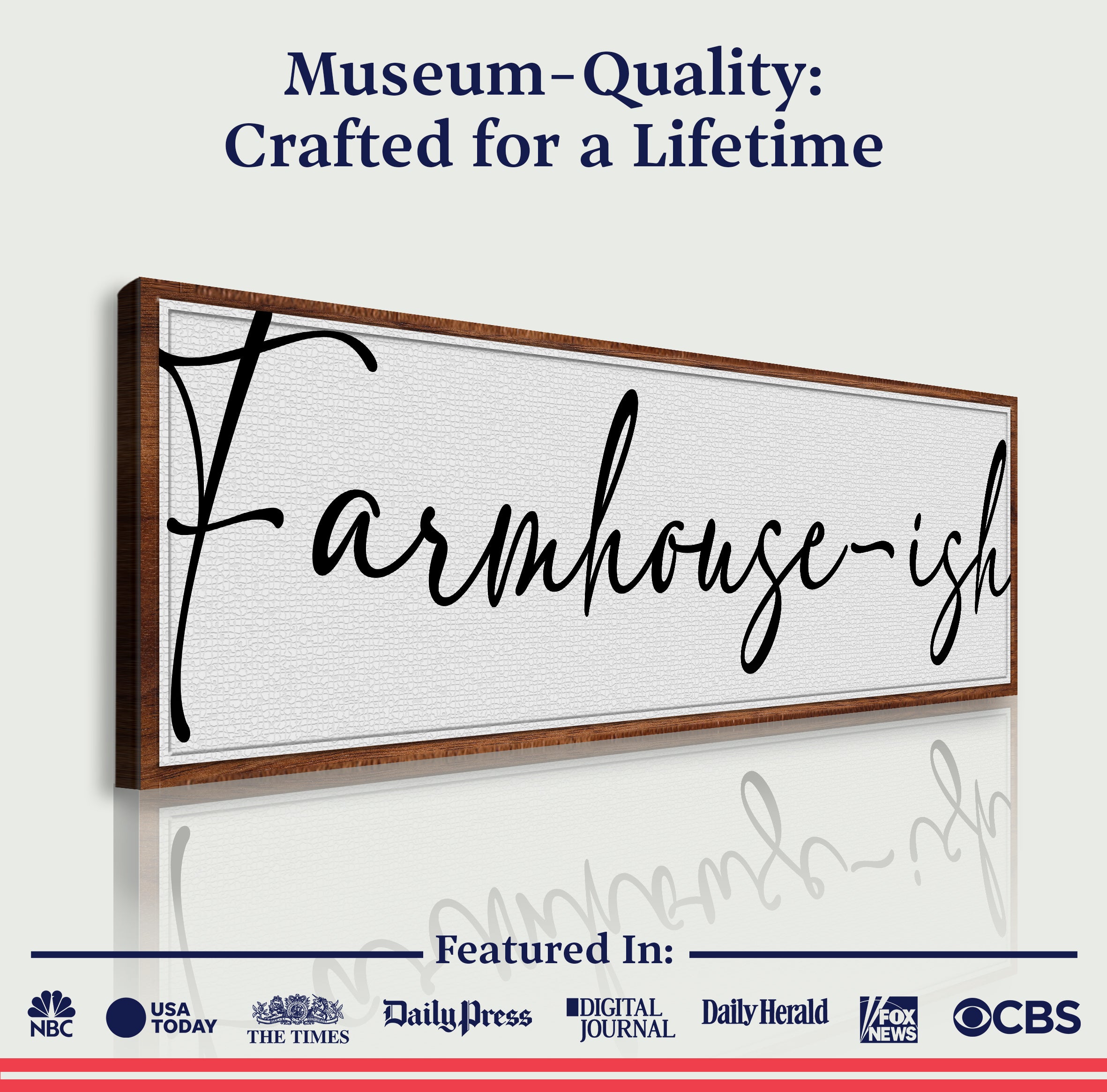 Farmhouse-ish Sign II on sale at MyriadMart