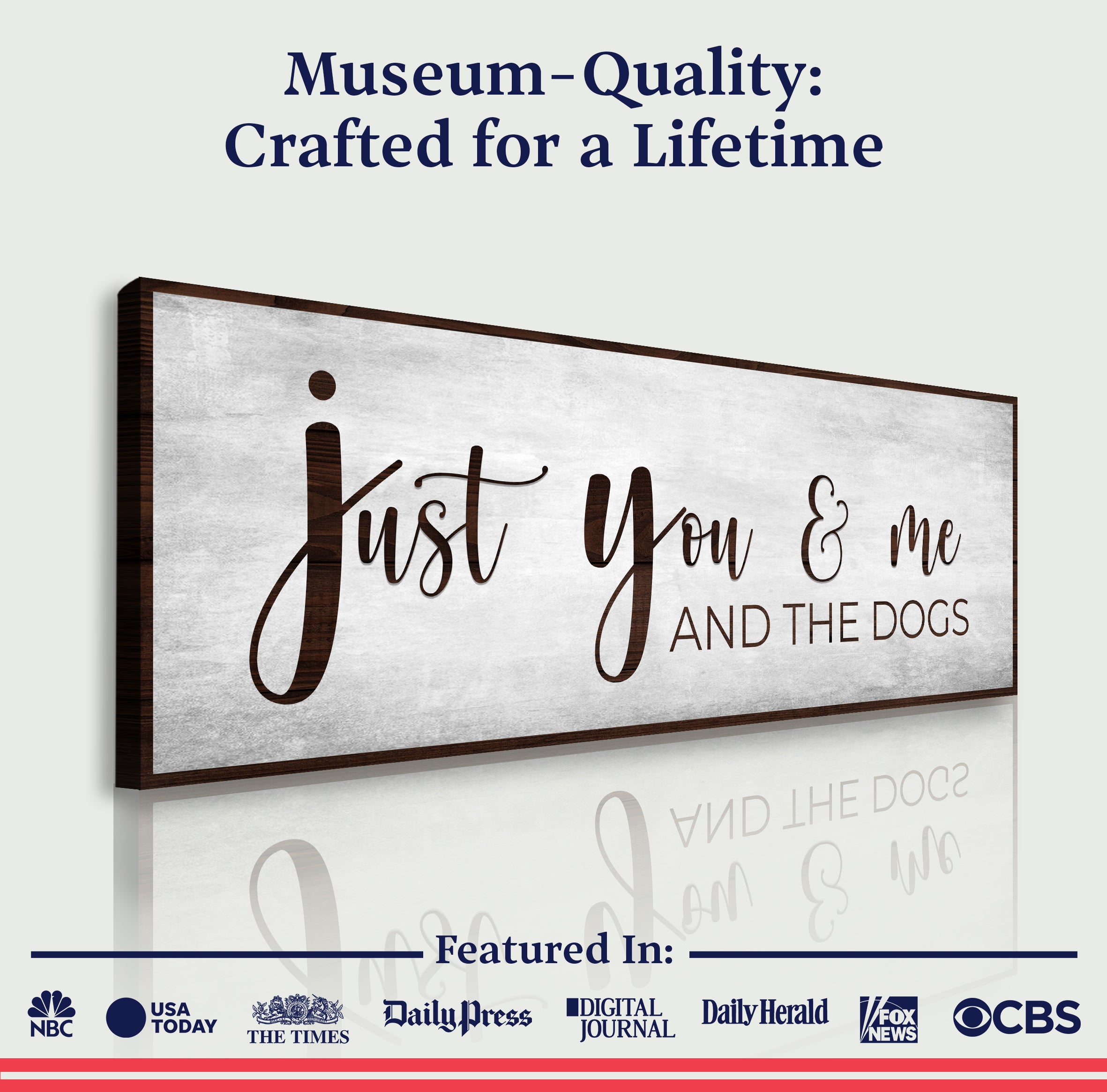 You, Me, And The Dogs Sign III on sale at MyriadMart