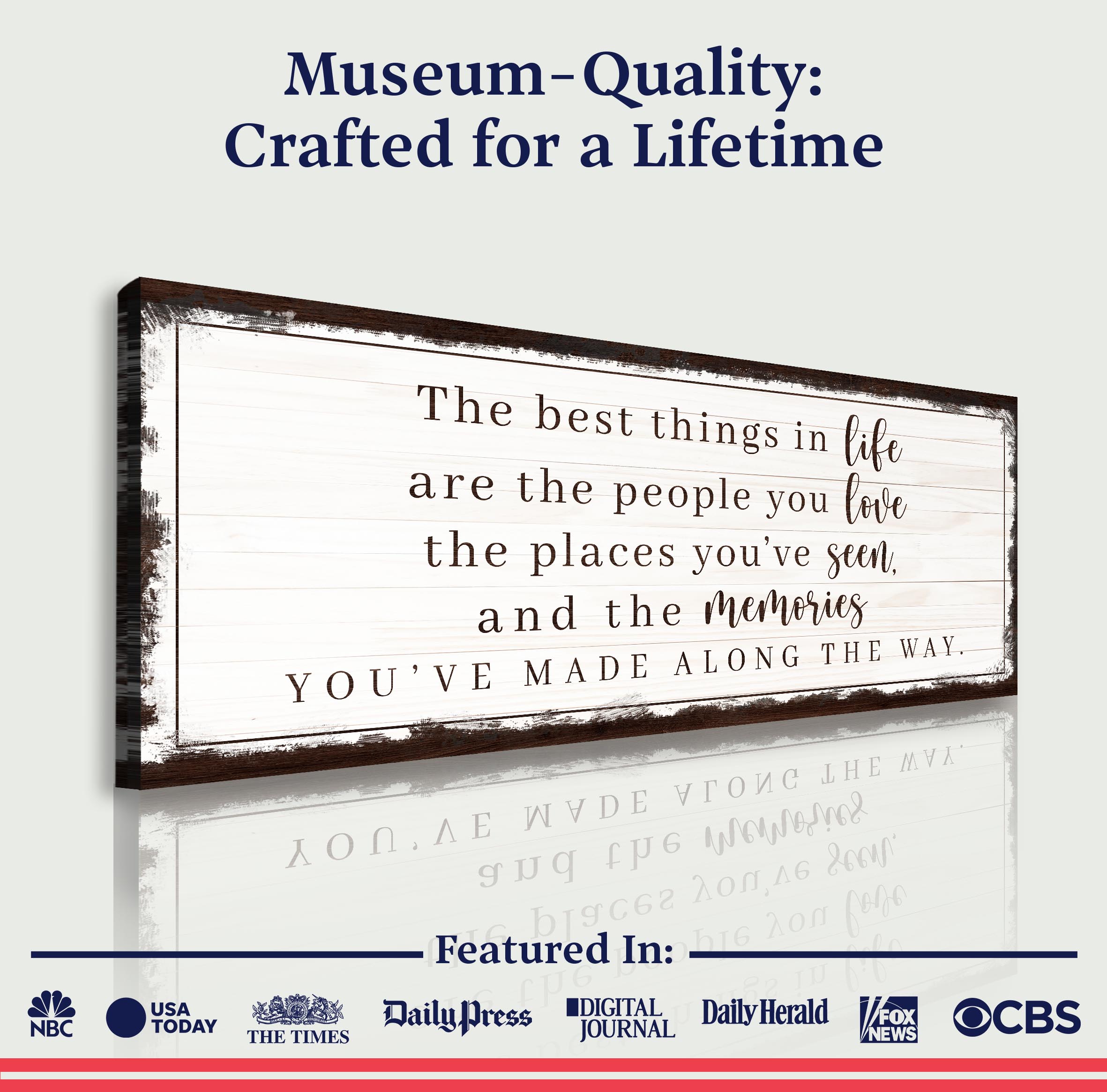 The Best Things In Life Sign VII on sale at MyriadMart