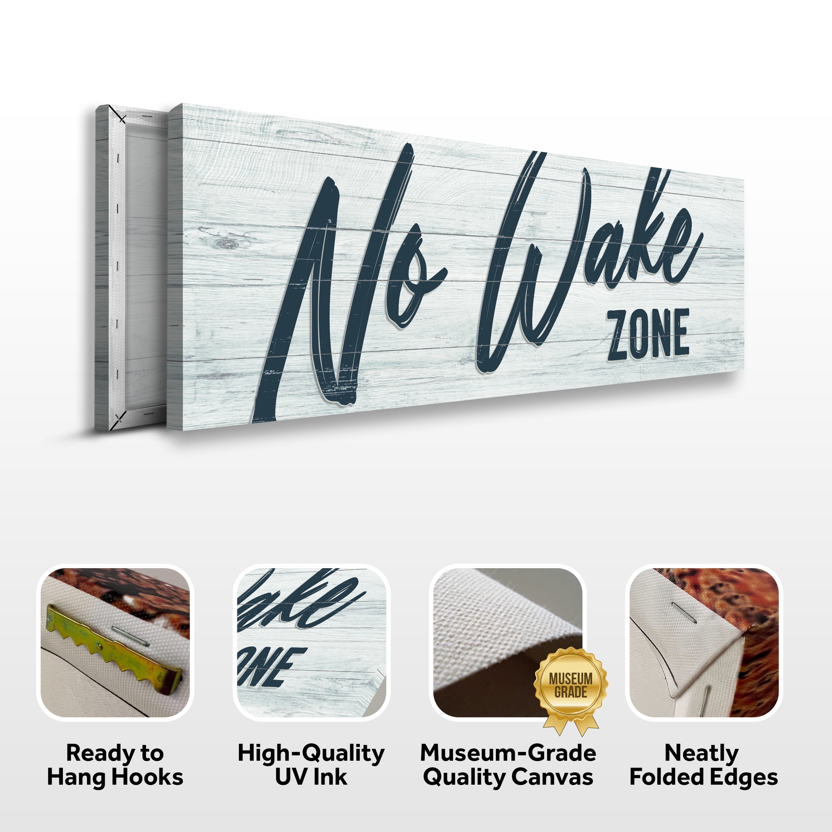 No Wake Zone Sign XVI on sale at MyriadMart