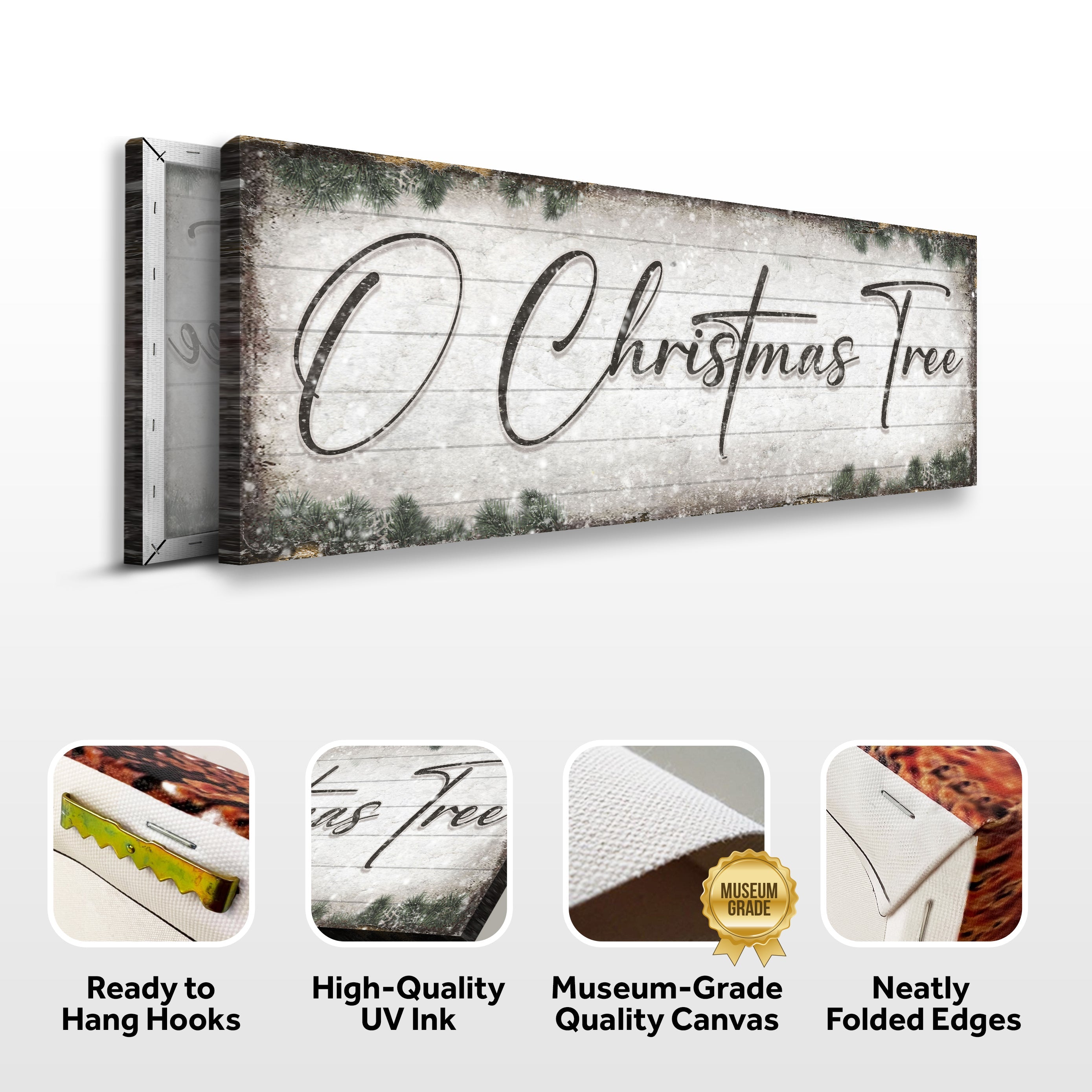 O Christmas Tree, Wood Christmas Sign on sale at MyriadMart