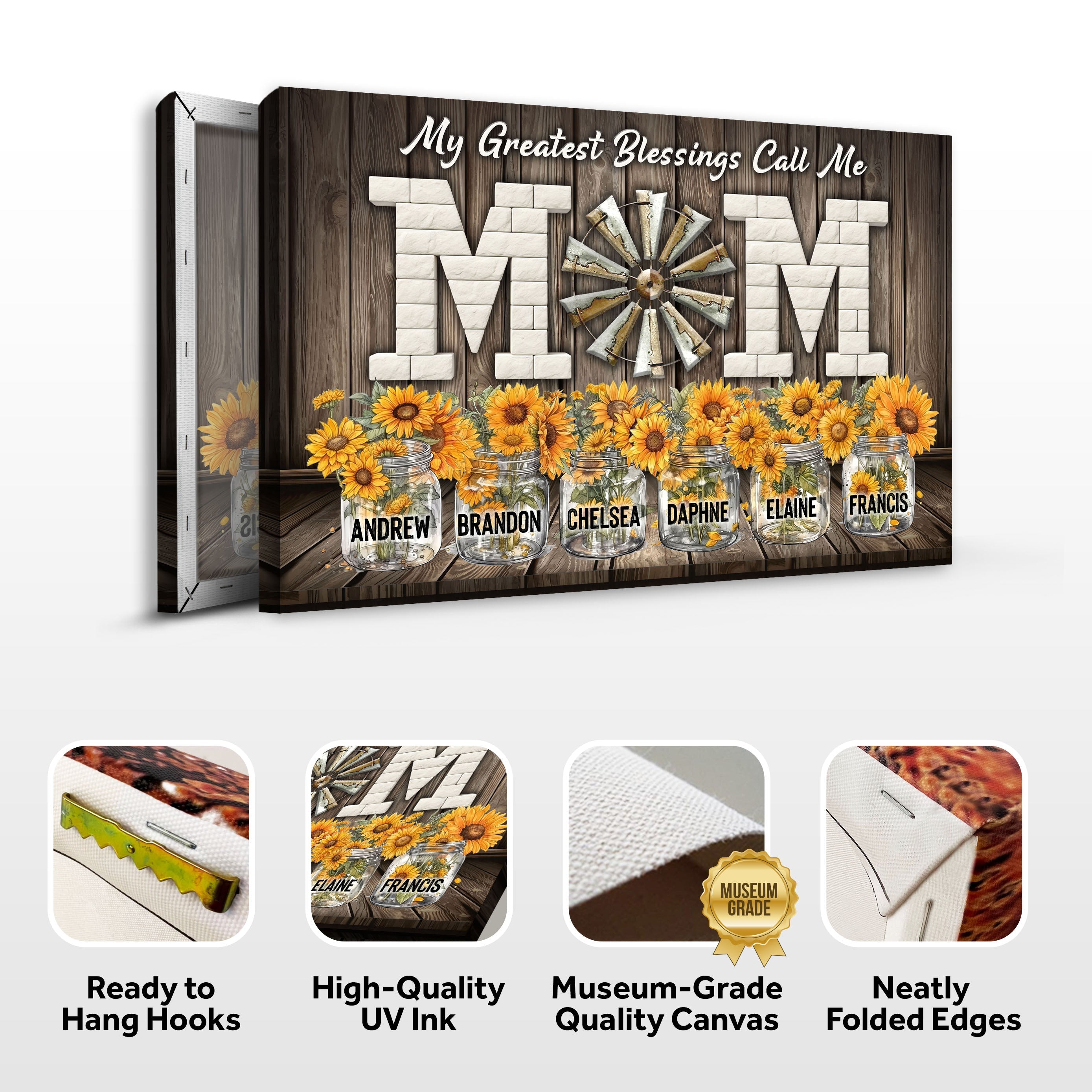 Mother's Day My Greatest Blessings Call Me Mom on sale at MyriadMart