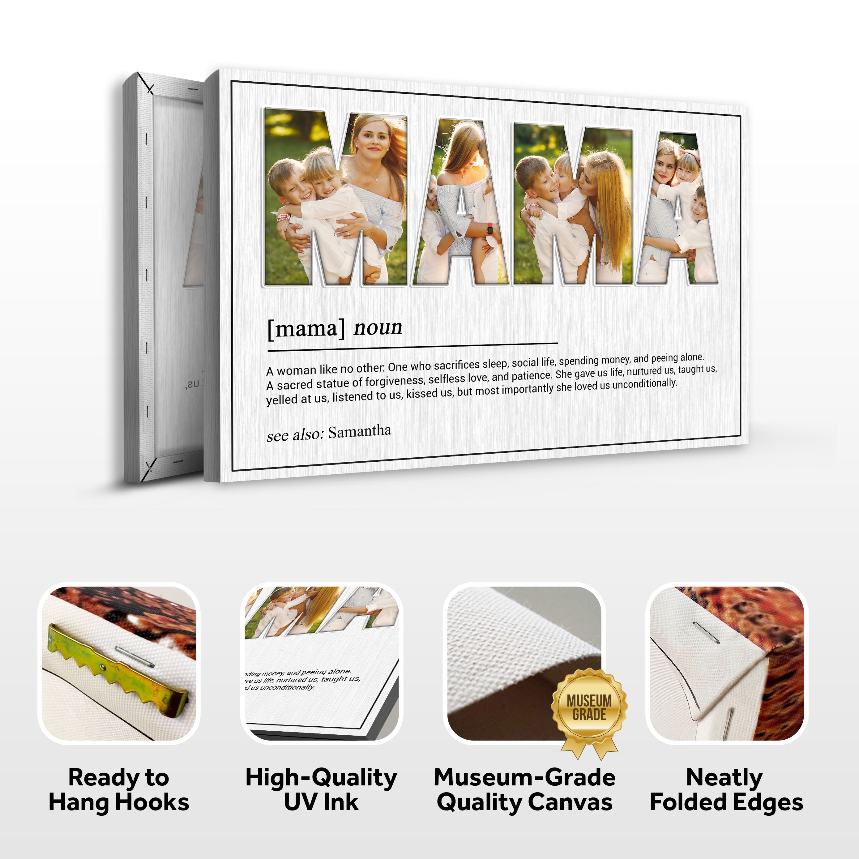 Mother's Day Sign She Loved Us Unconditionally on sale at MyriadMart