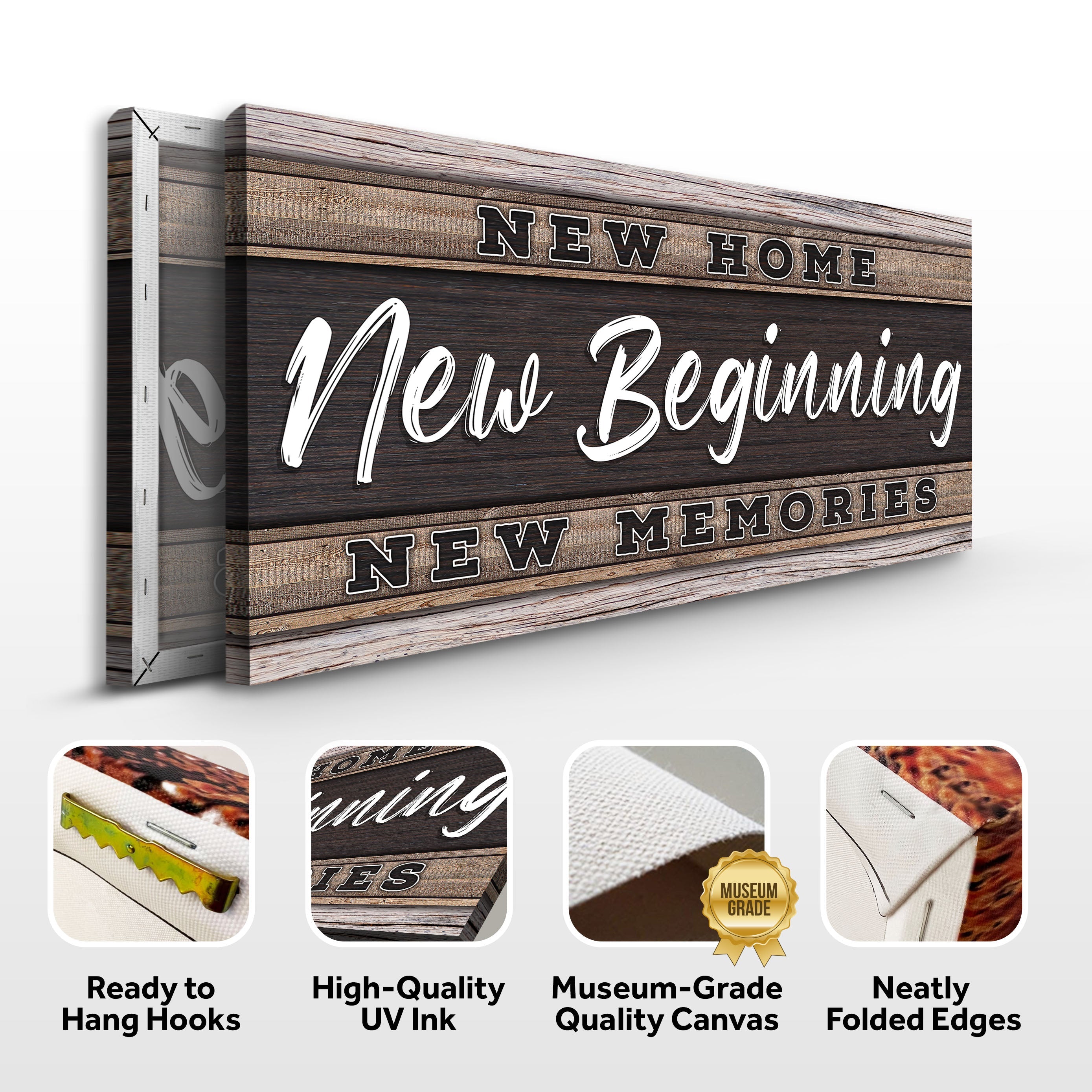 New Home, New Beginning Sign V on sale at MyriadMart