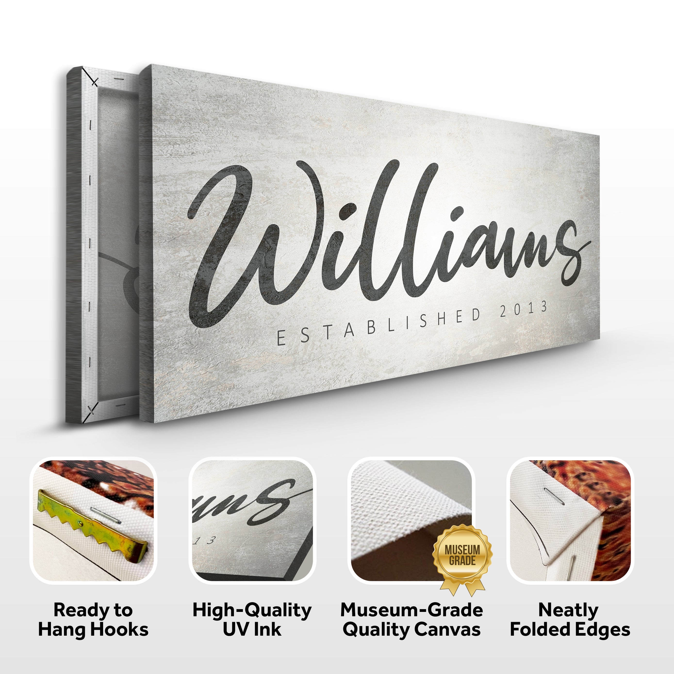 Family Name Sign IV on sale at MyriadMart