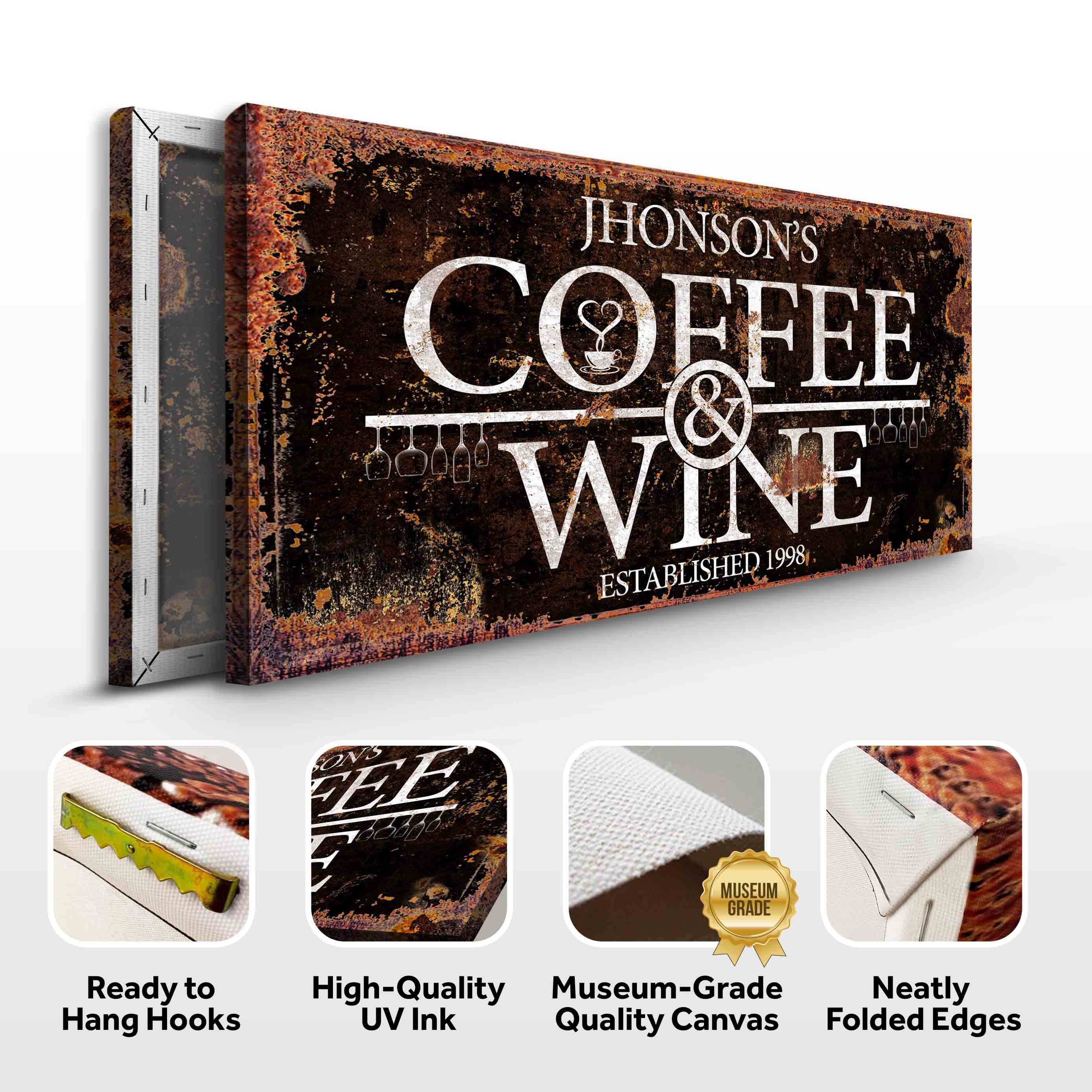 Coffee and Wine Sign III on sale at MyriadMart