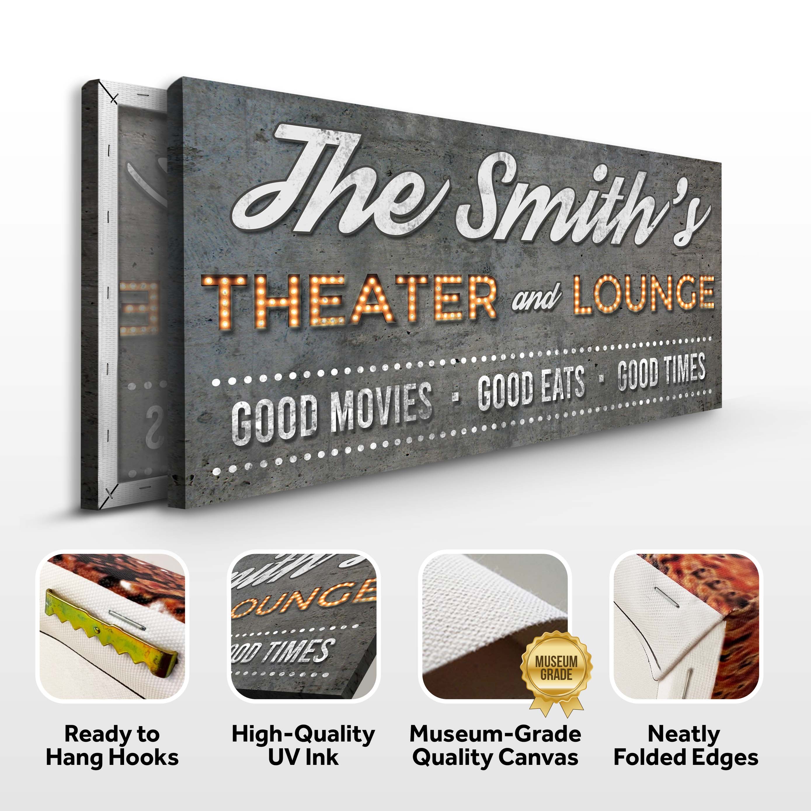 Family Theater and Lounge Sign V on sale at MyriadMart