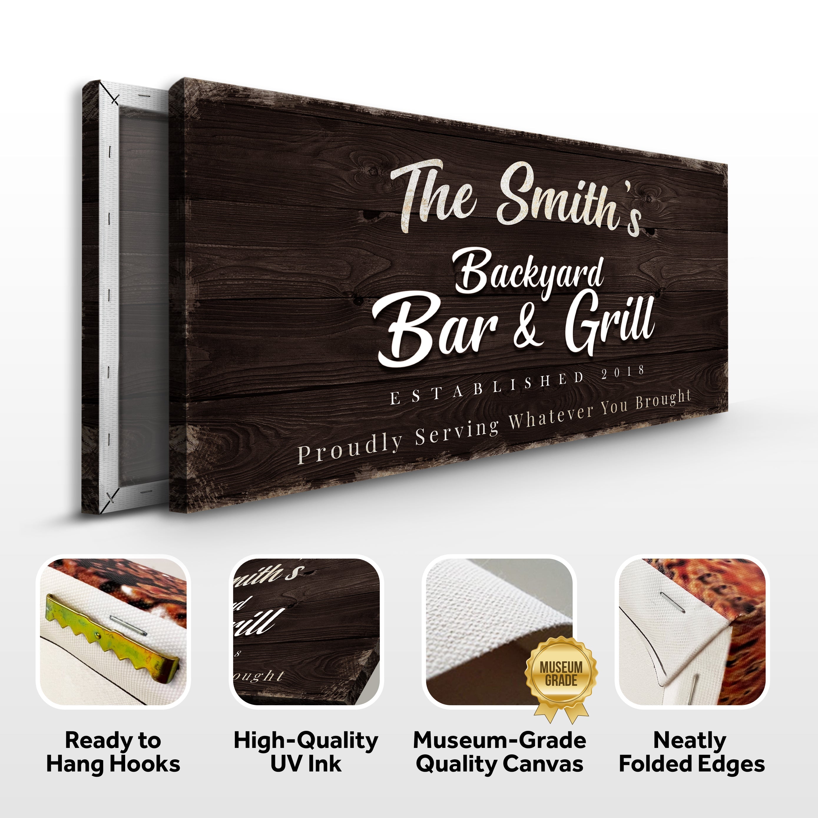 Backyard Bar & Grill Sign XV on sale at MyriadMart