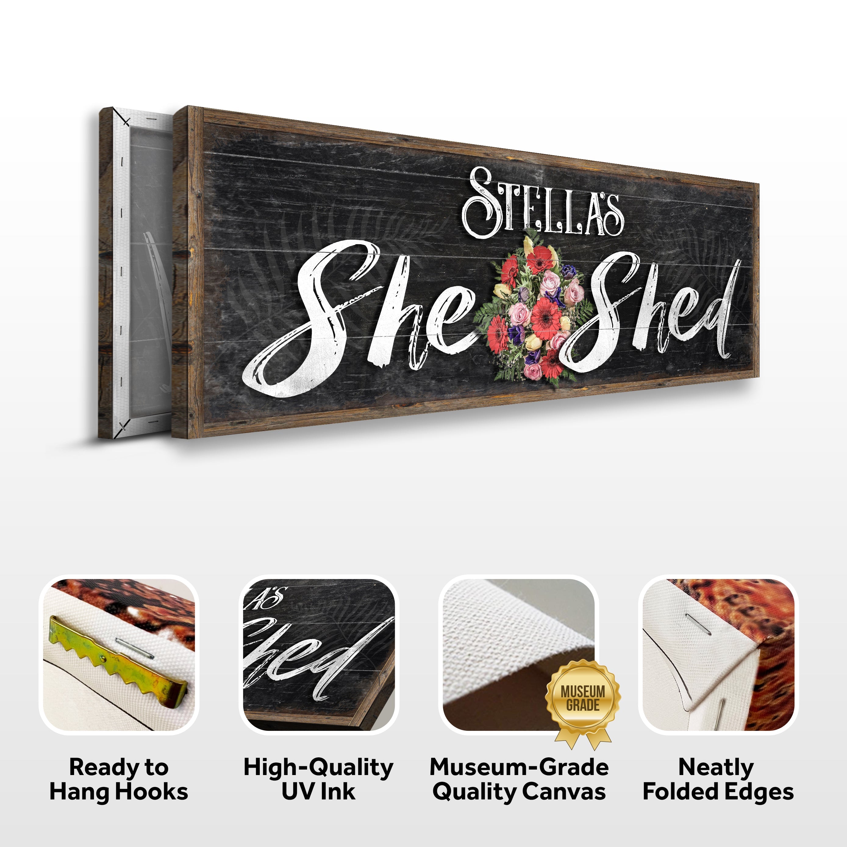 Personalized She Shed Sign VI on sale at MyriadMart