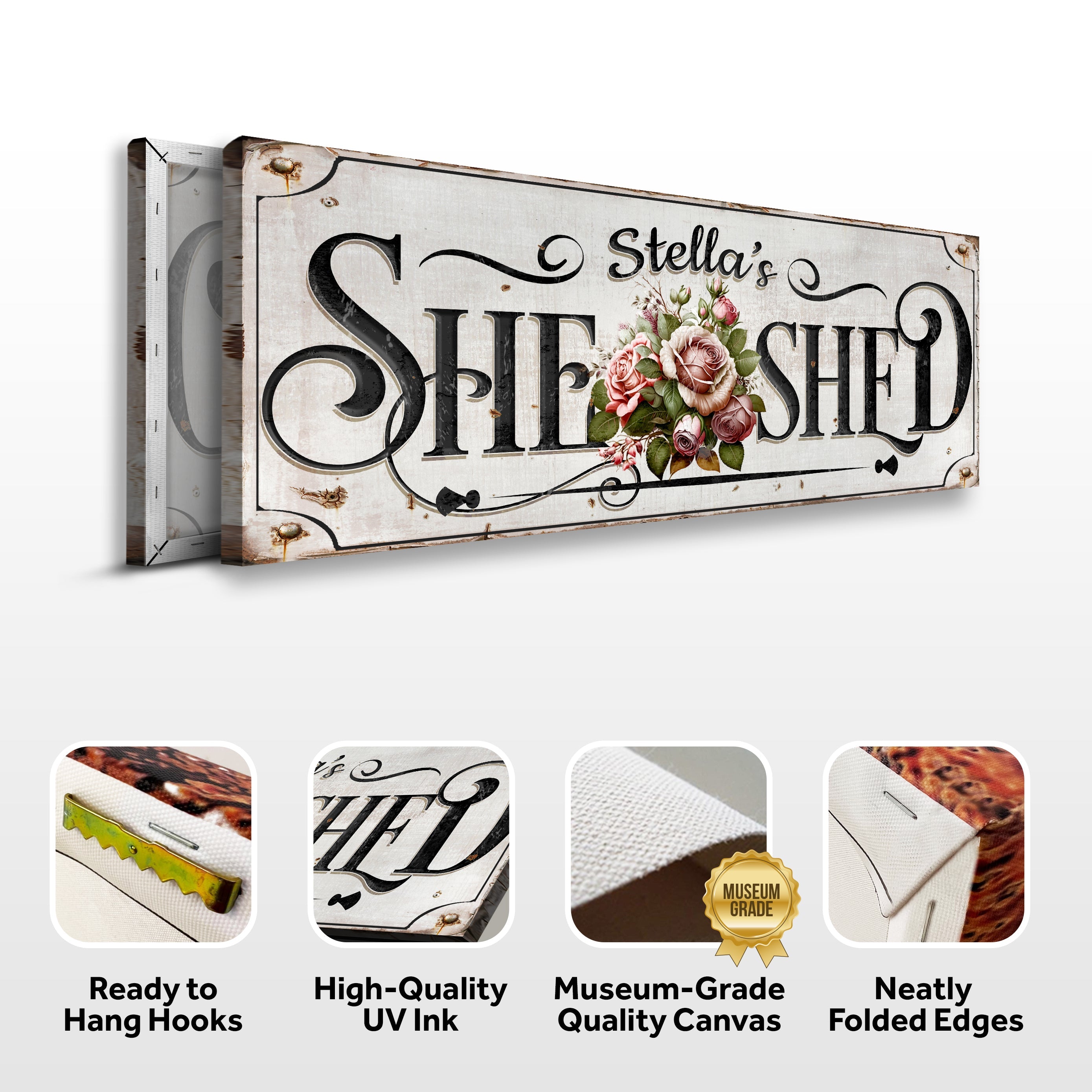 Personalized She Shed Sign on sale at MyriadMart