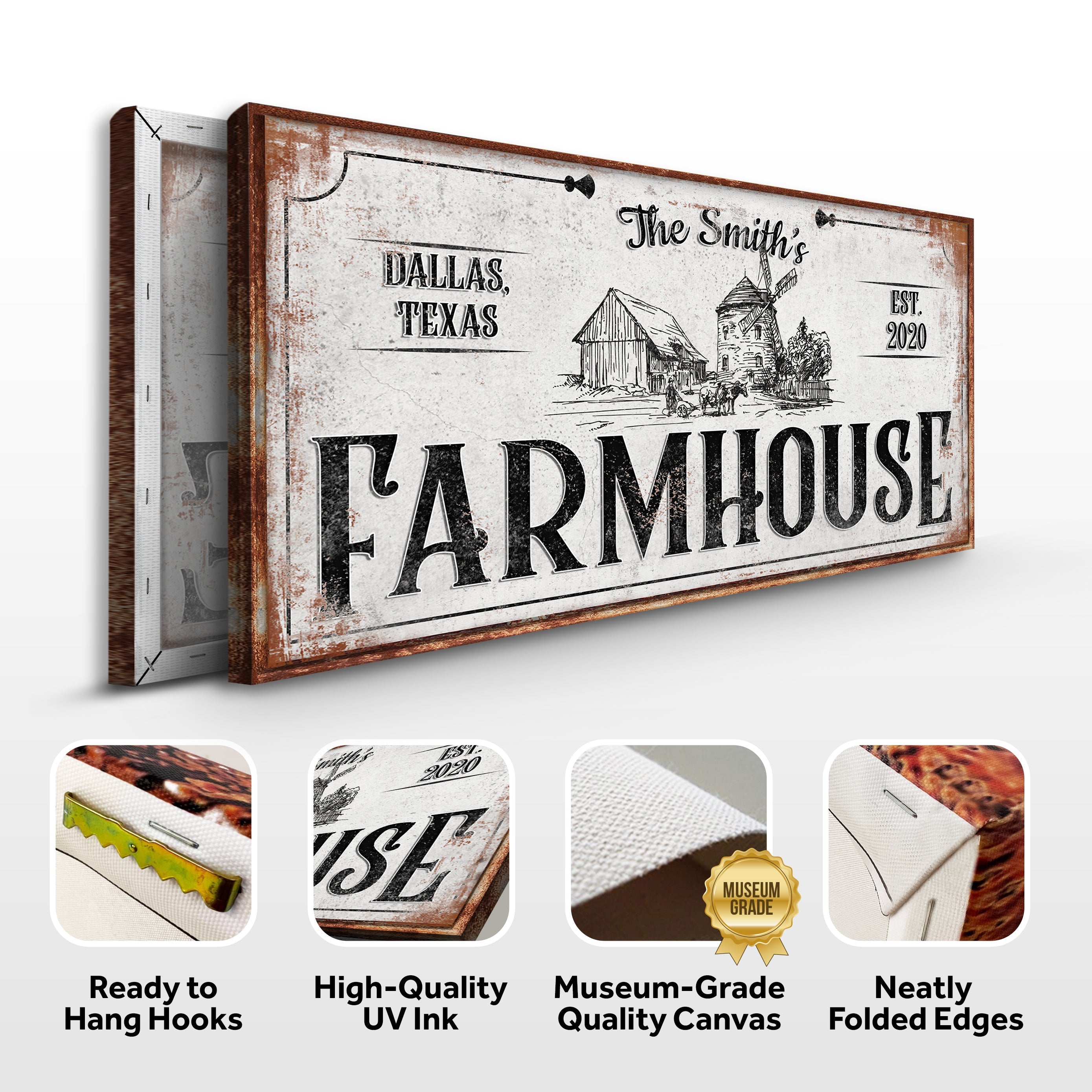 Rustic Farmhouse Sign XI on sale at MyriadMart
