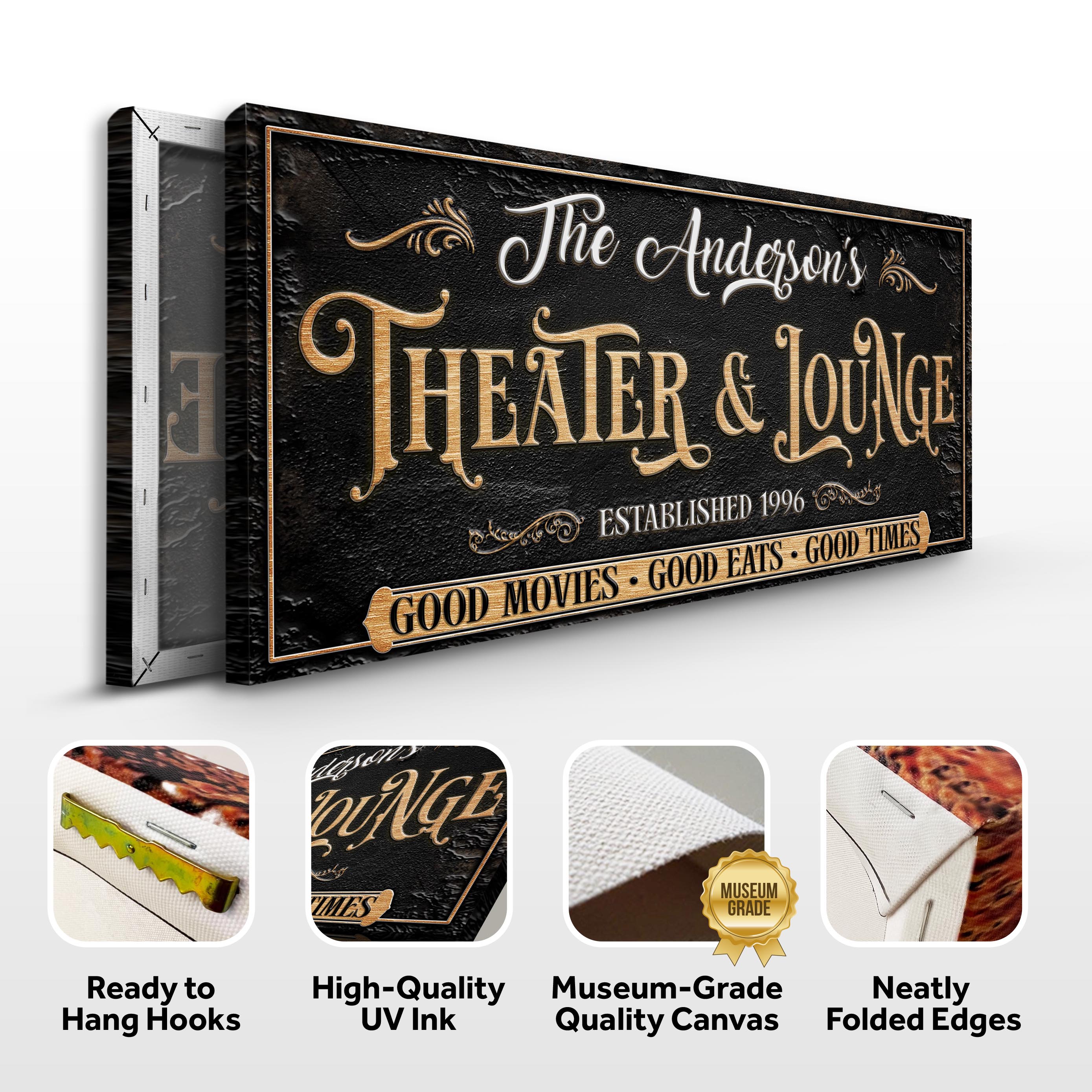 Family Theater And Lounge Sign VI on sale at MyriadMart