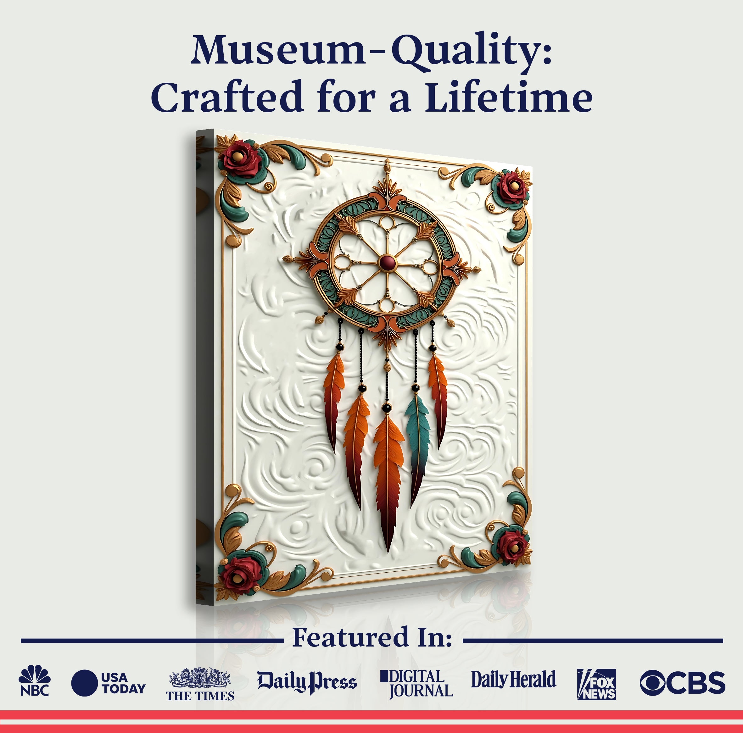 3D Whispering Feathers Wall Art III on sale at MyriadMart