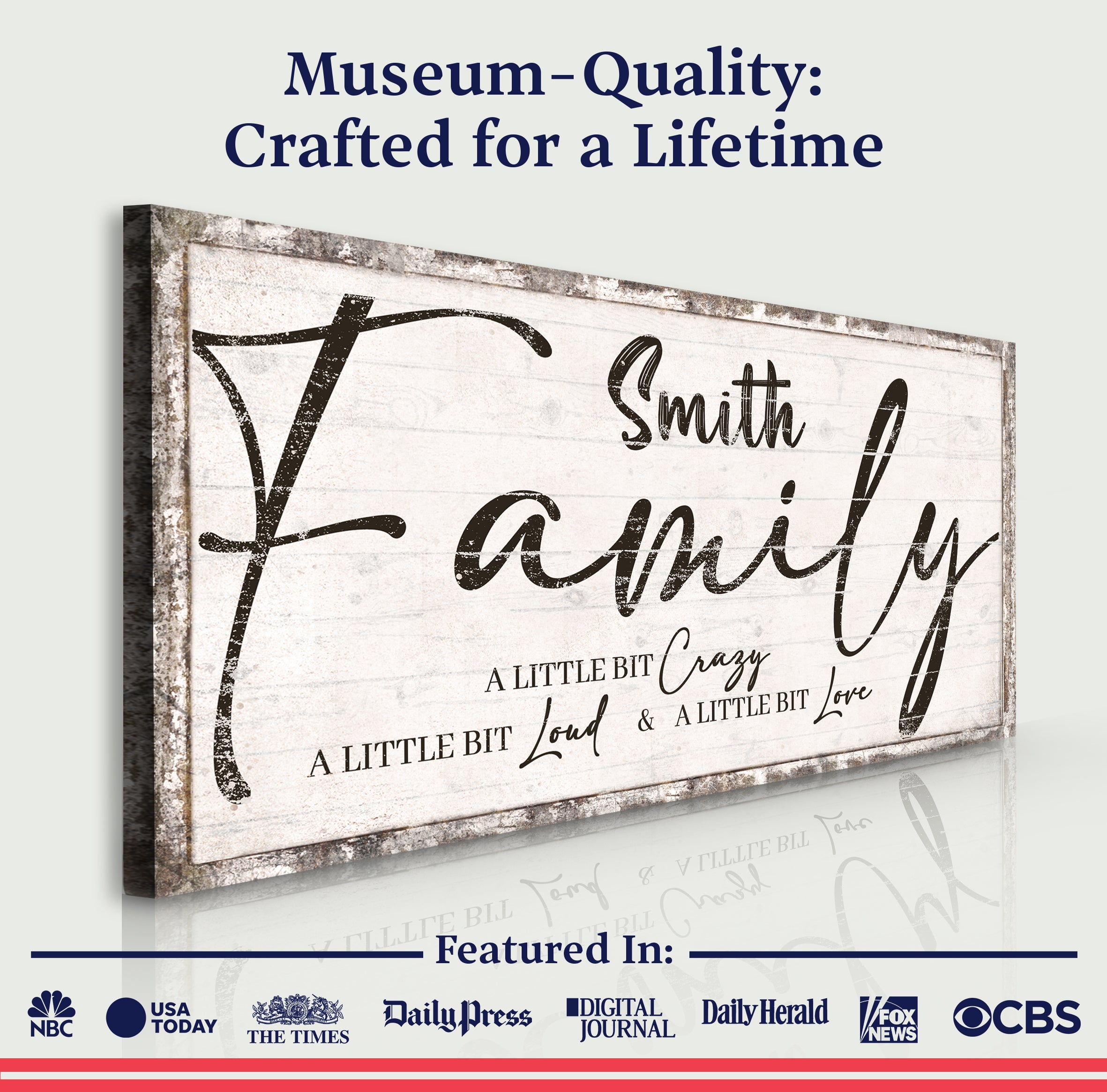 Family Sign XXI on sale at MyriadMart