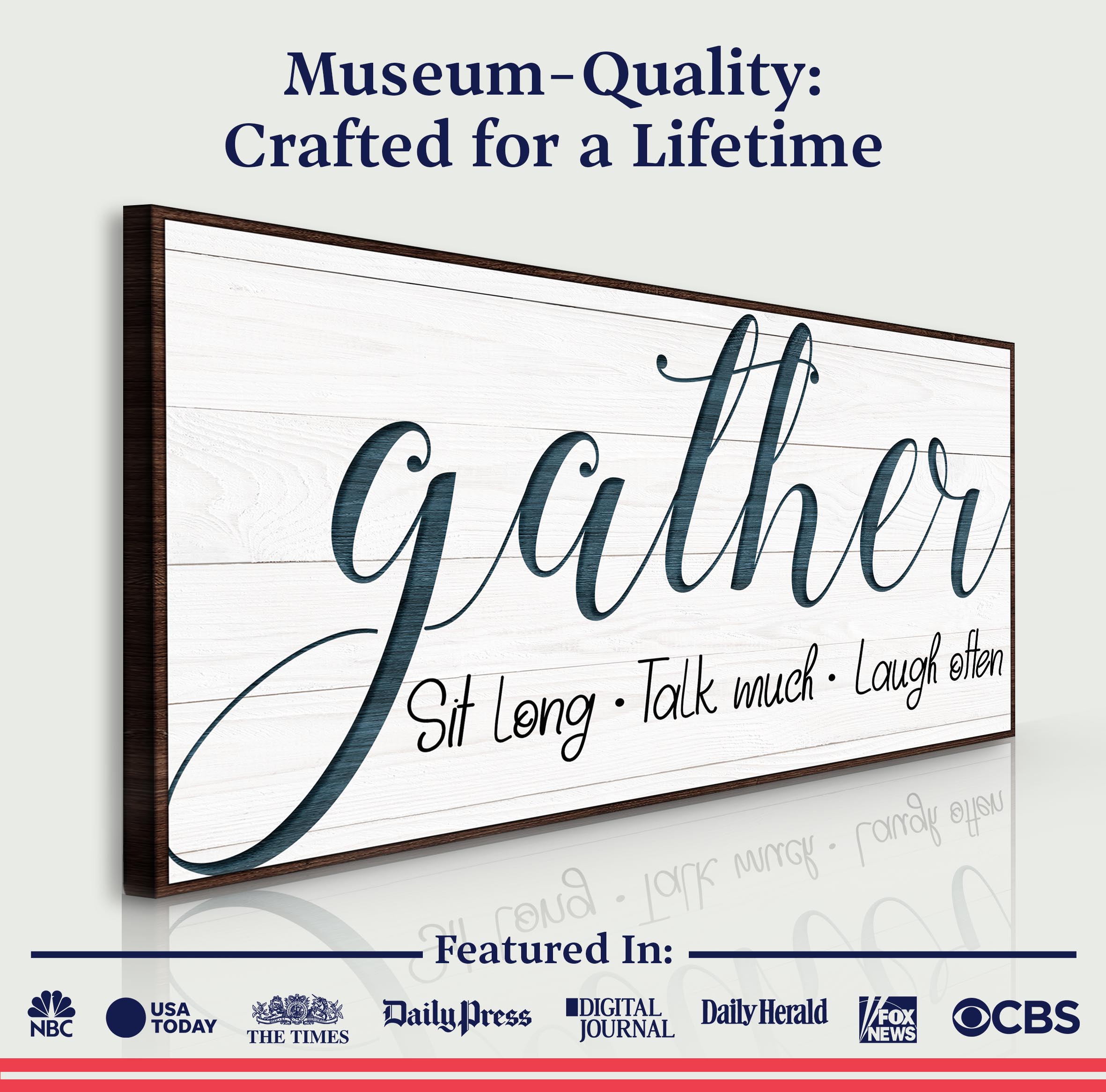 Gather Sign V on sale at MyriadMart