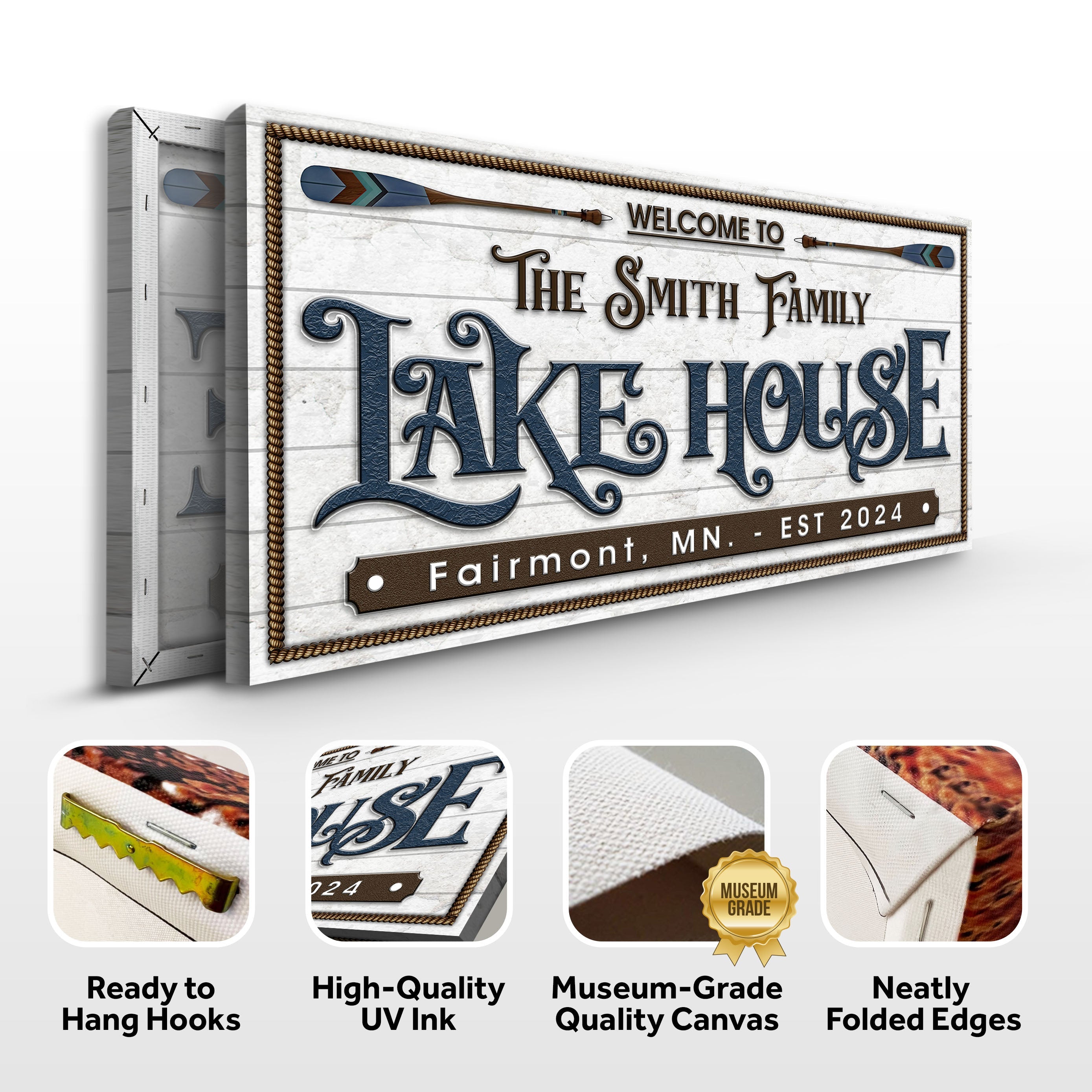 Lake House Sign XII on sale at MyriadMart