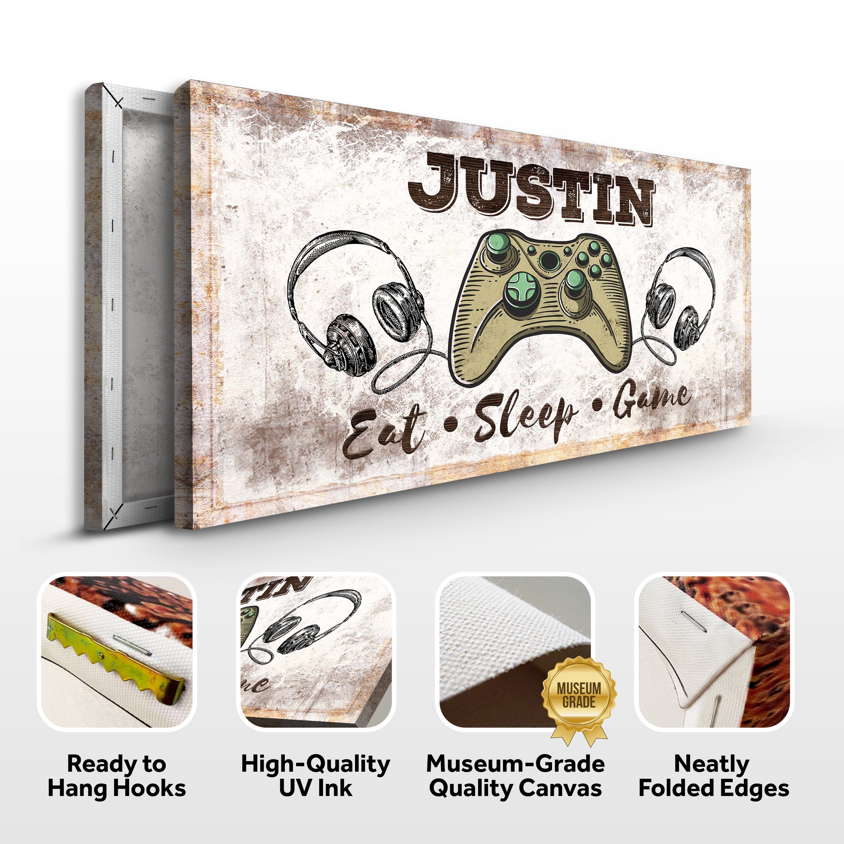 Eat Sleep Game Sign on sale at MyriadMart