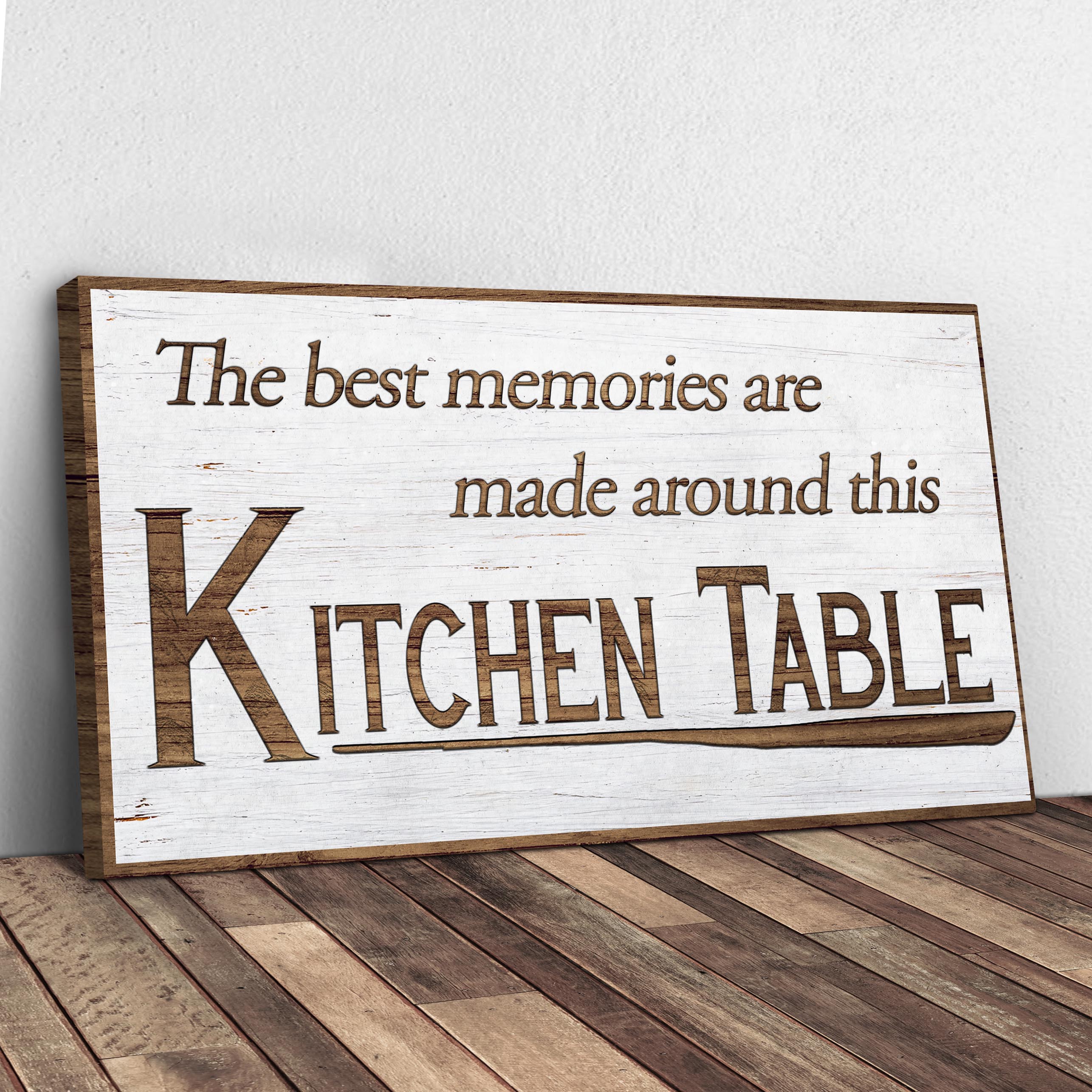 Kitchen Table Wall Art Sign on sale at MyriadMart