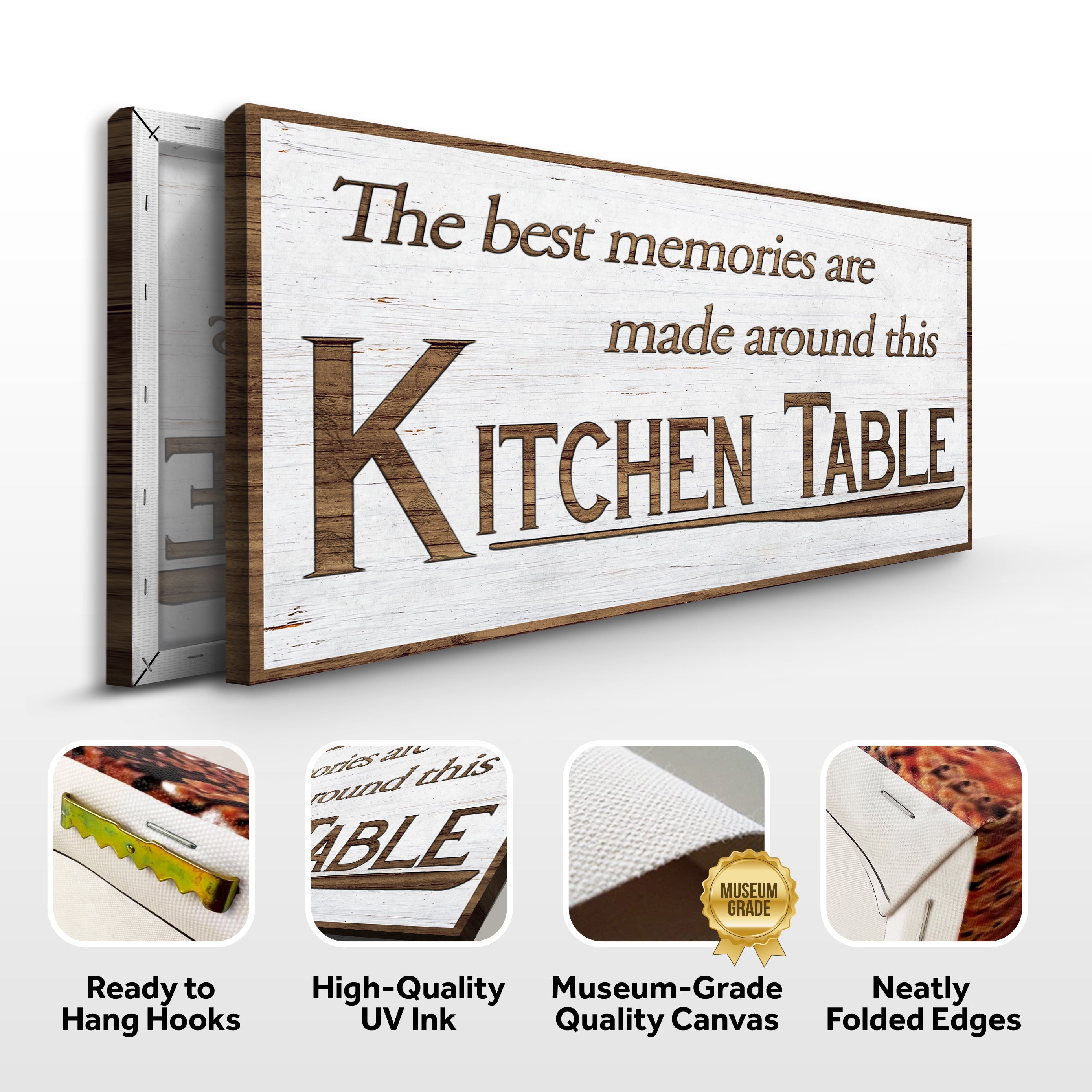 Kitchen Table Wall Art Sign on sale at MyriadMart