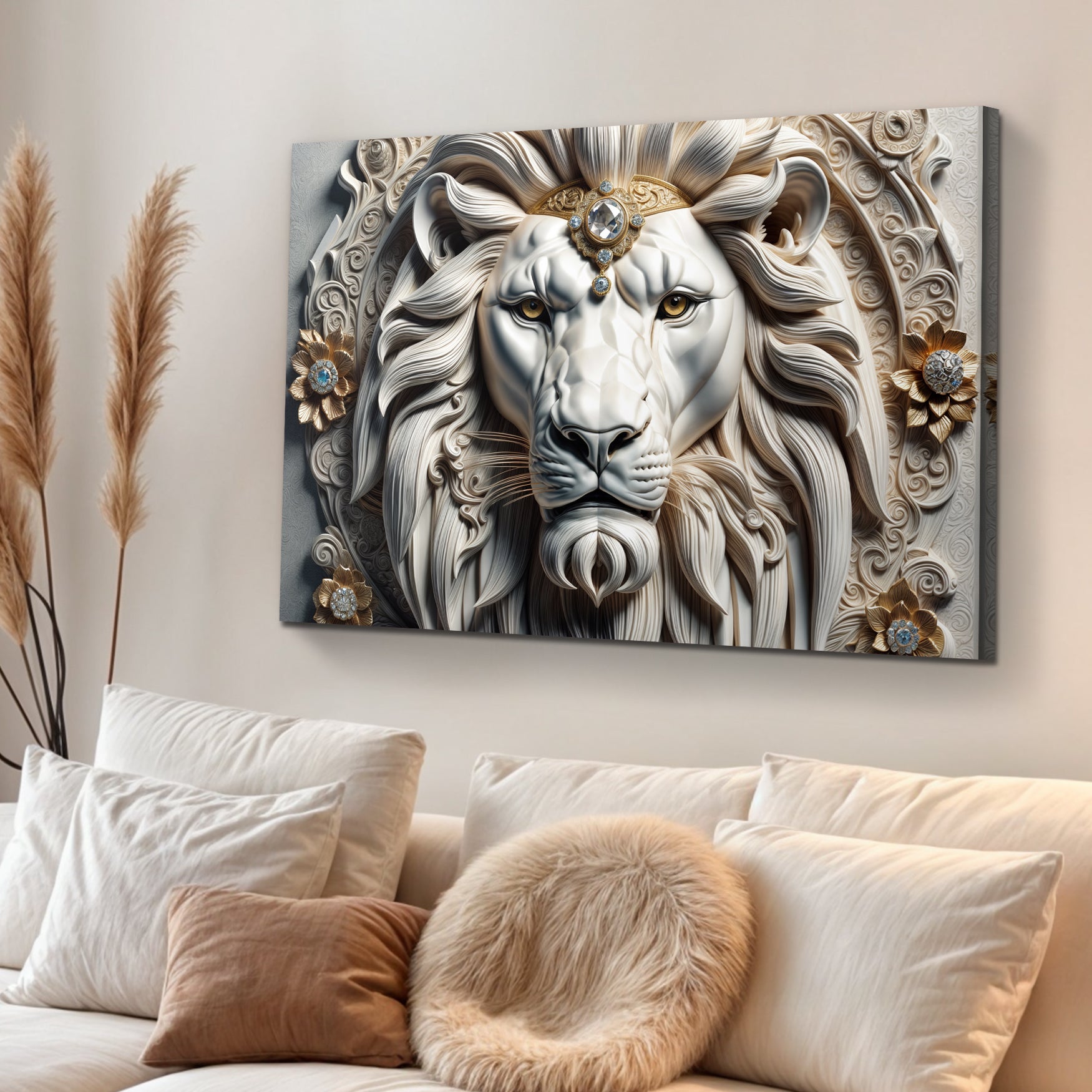 3D Majestic Lion Wall Art II on sale at MyriadMart