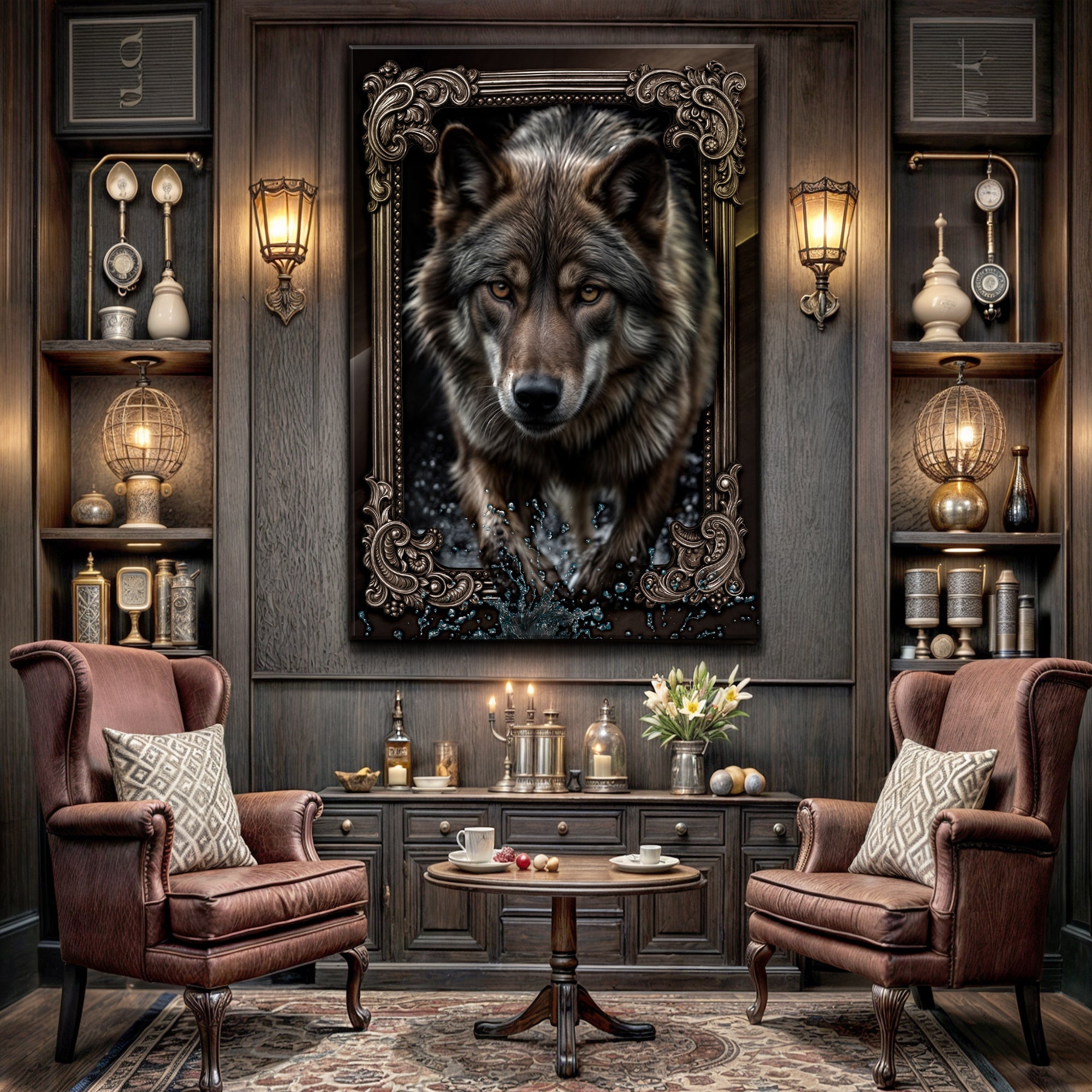 3D Wolf Wall Art II on sale at MyriadMart