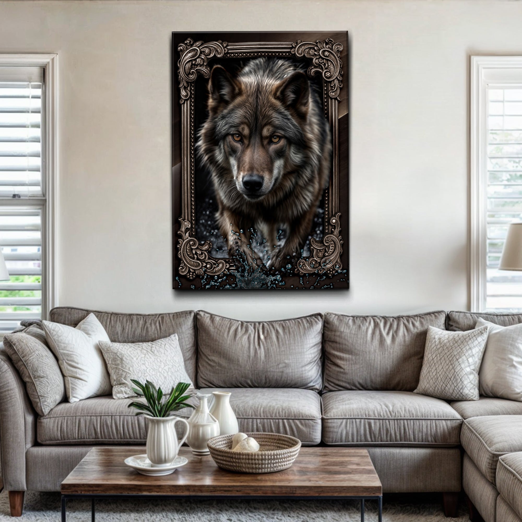 3D Wolf Wall Art II on sale at MyriadMart