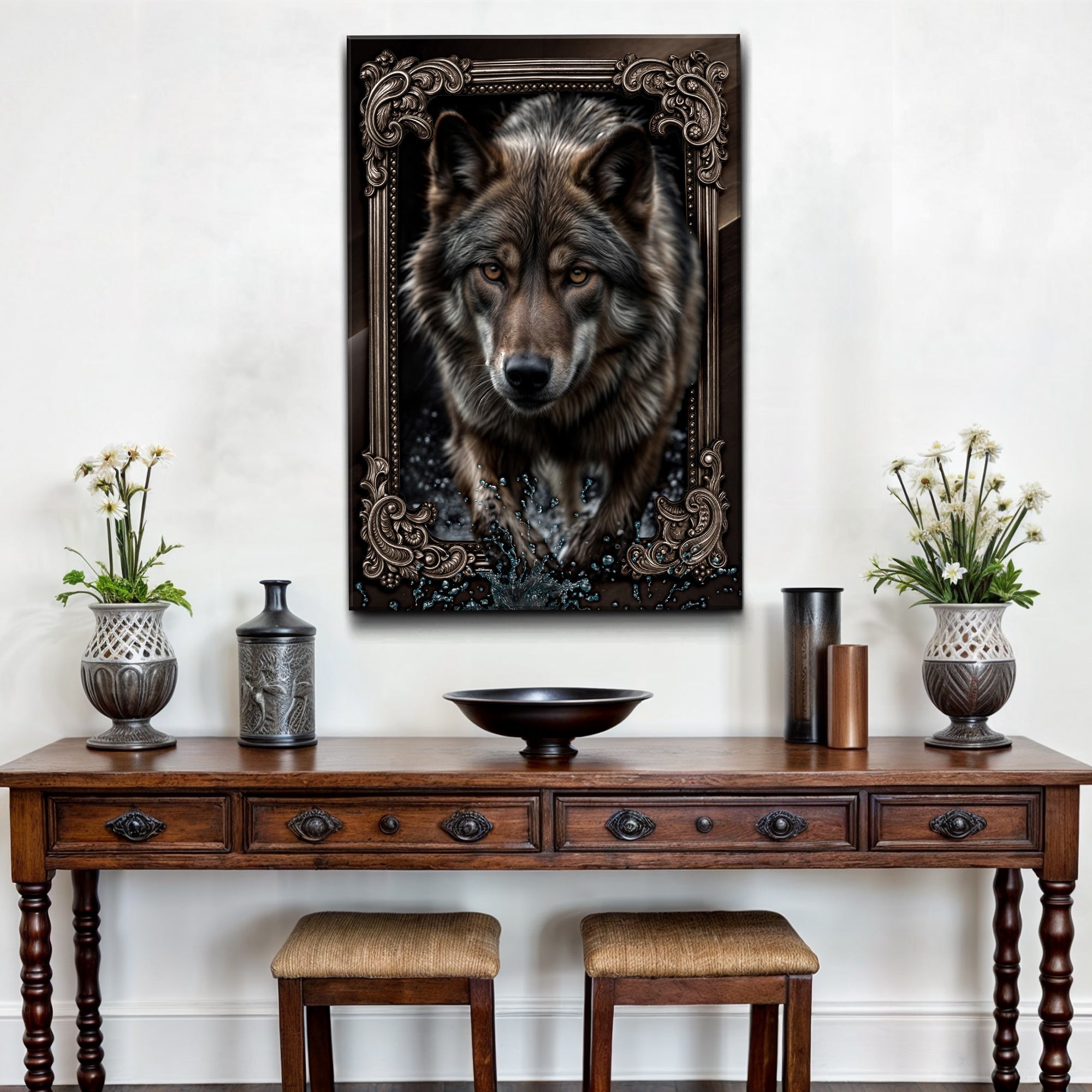 3D Wolf Wall Art II on sale at MyriadMart