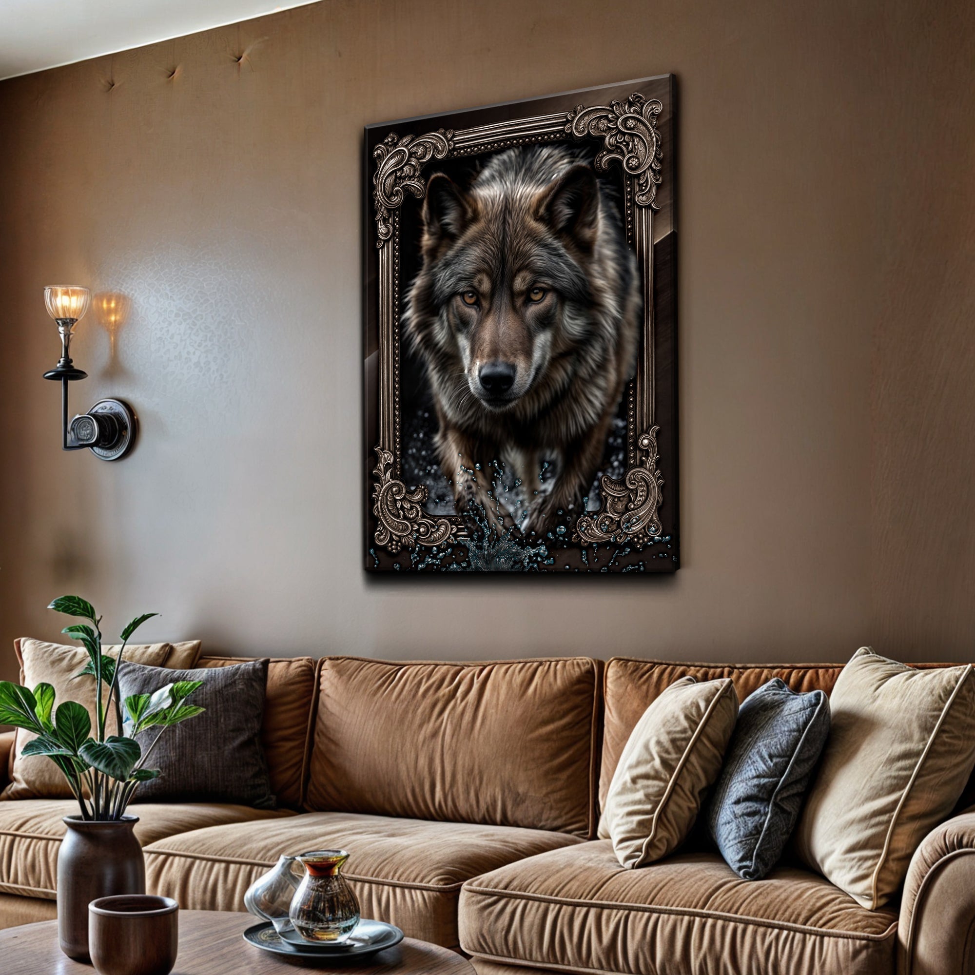 3D Wolf Wall Art II on sale at MyriadMart