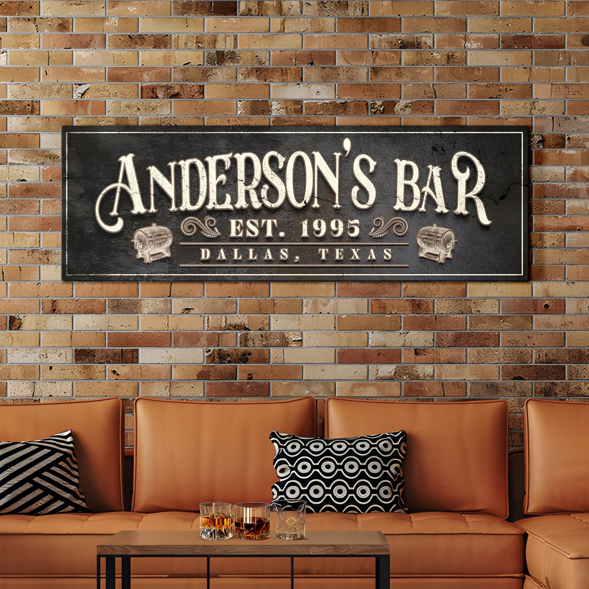 Personalized Bar Sign II on sale at MyriadMart