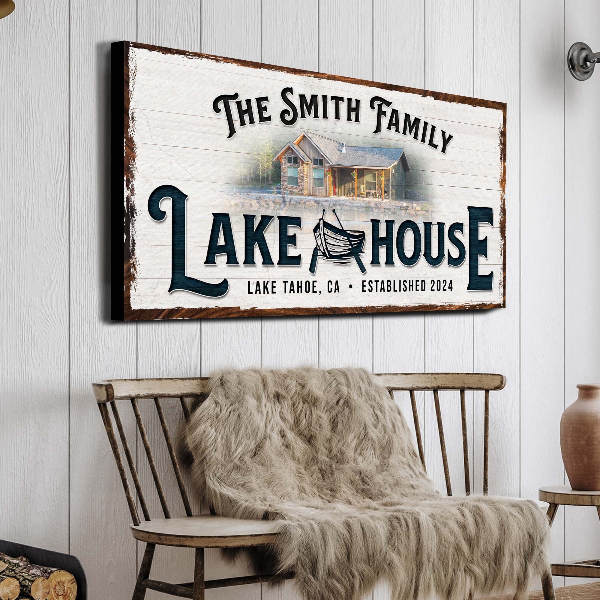 Personalized Lake House Sign on sale at MyriadMart