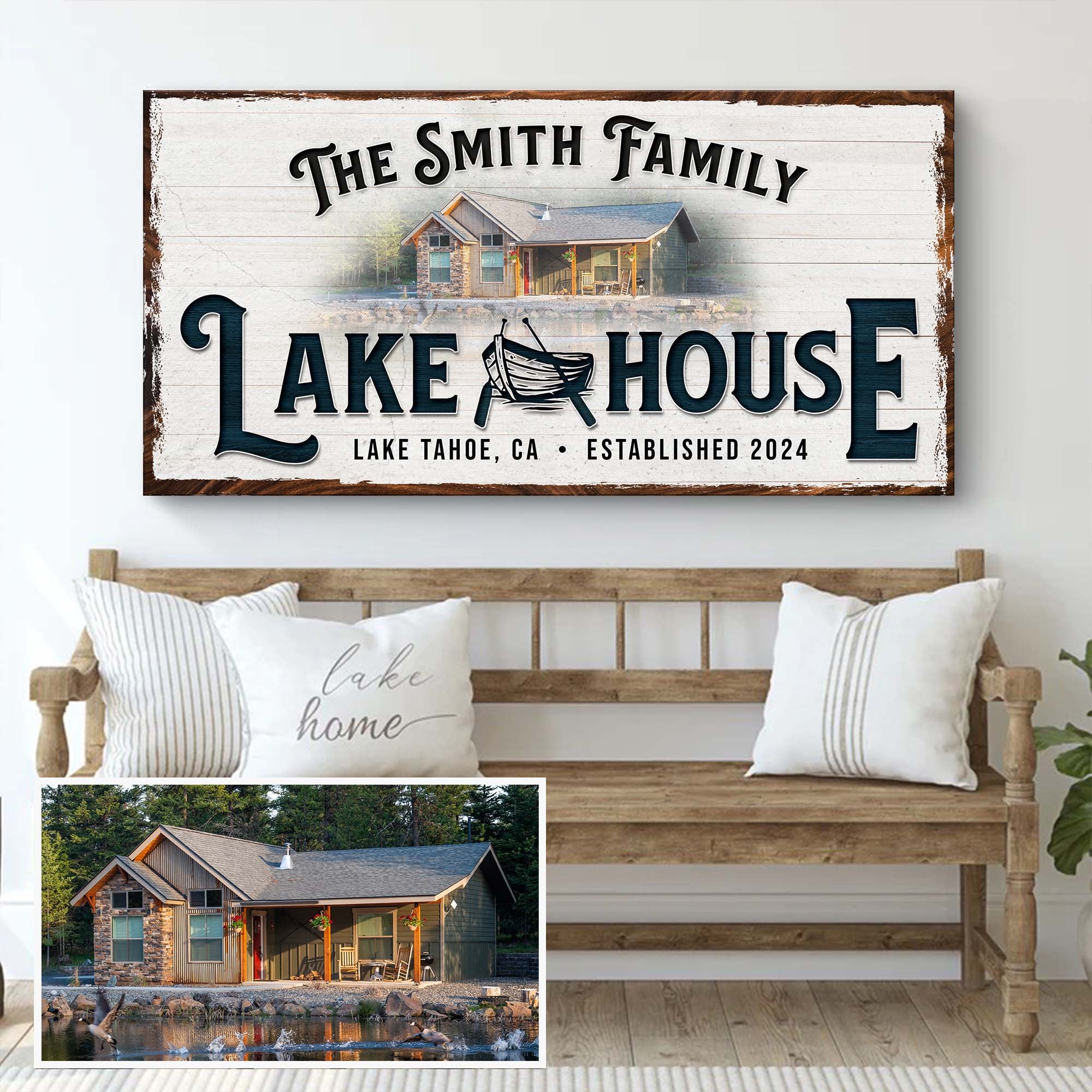 Personalized Lake House Sign on sale at MyriadMart
