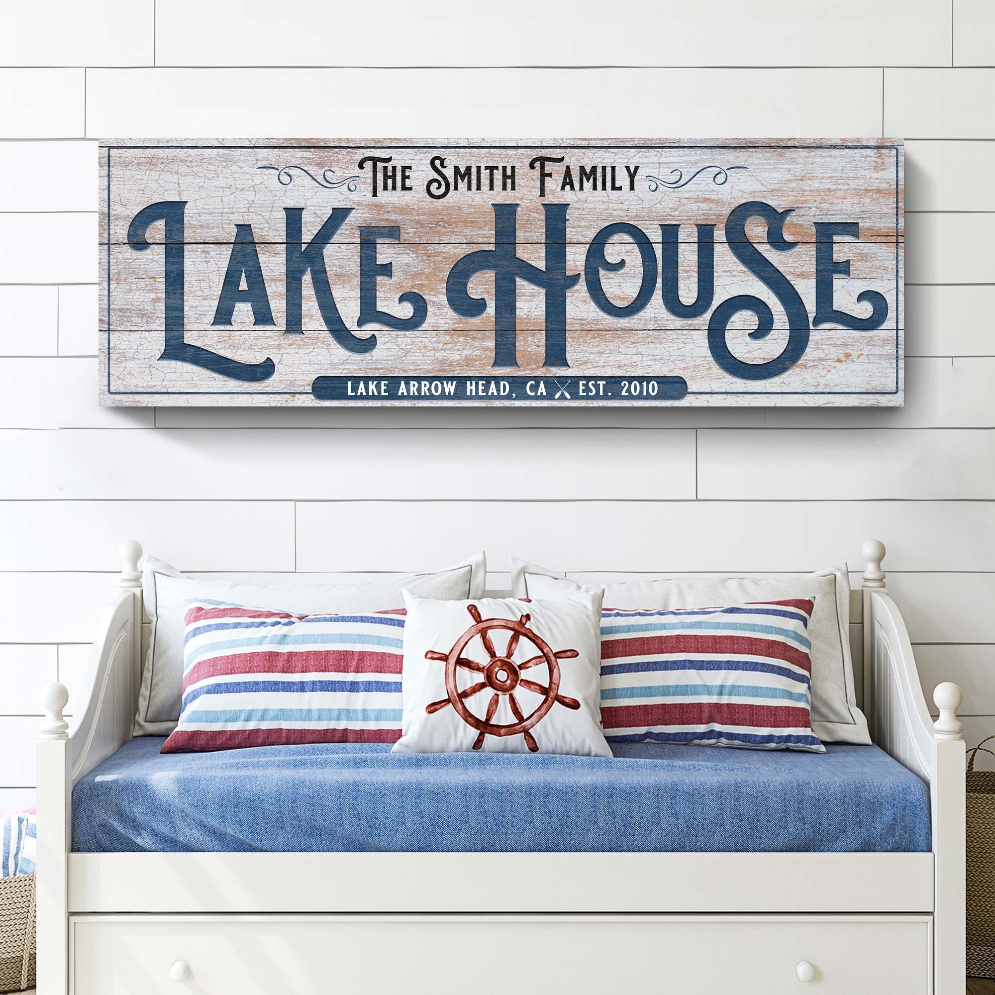 Personalized Lake House Sign III on sale at MyriadMart