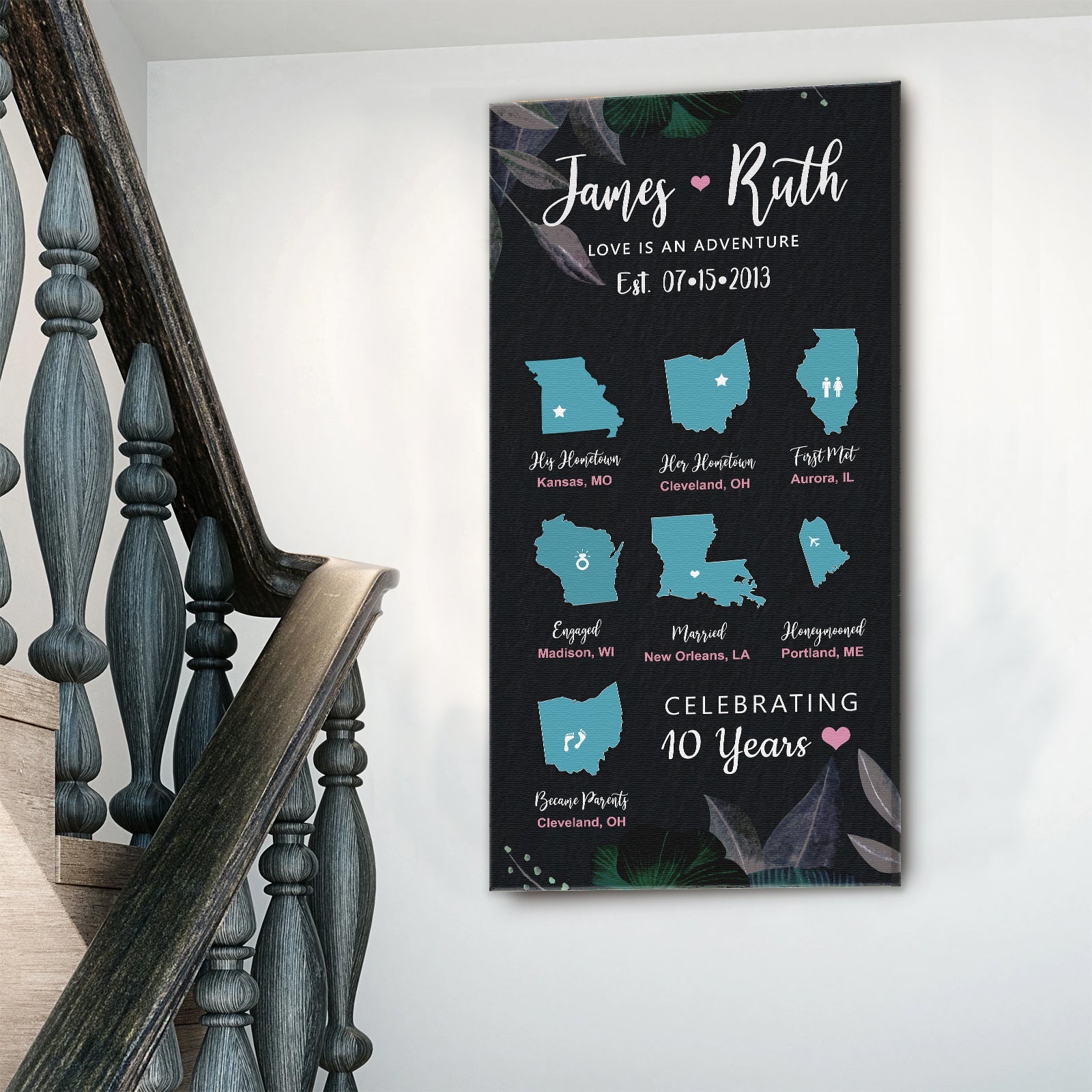 Love Is An Adventure Sign on sale at MyriadMart