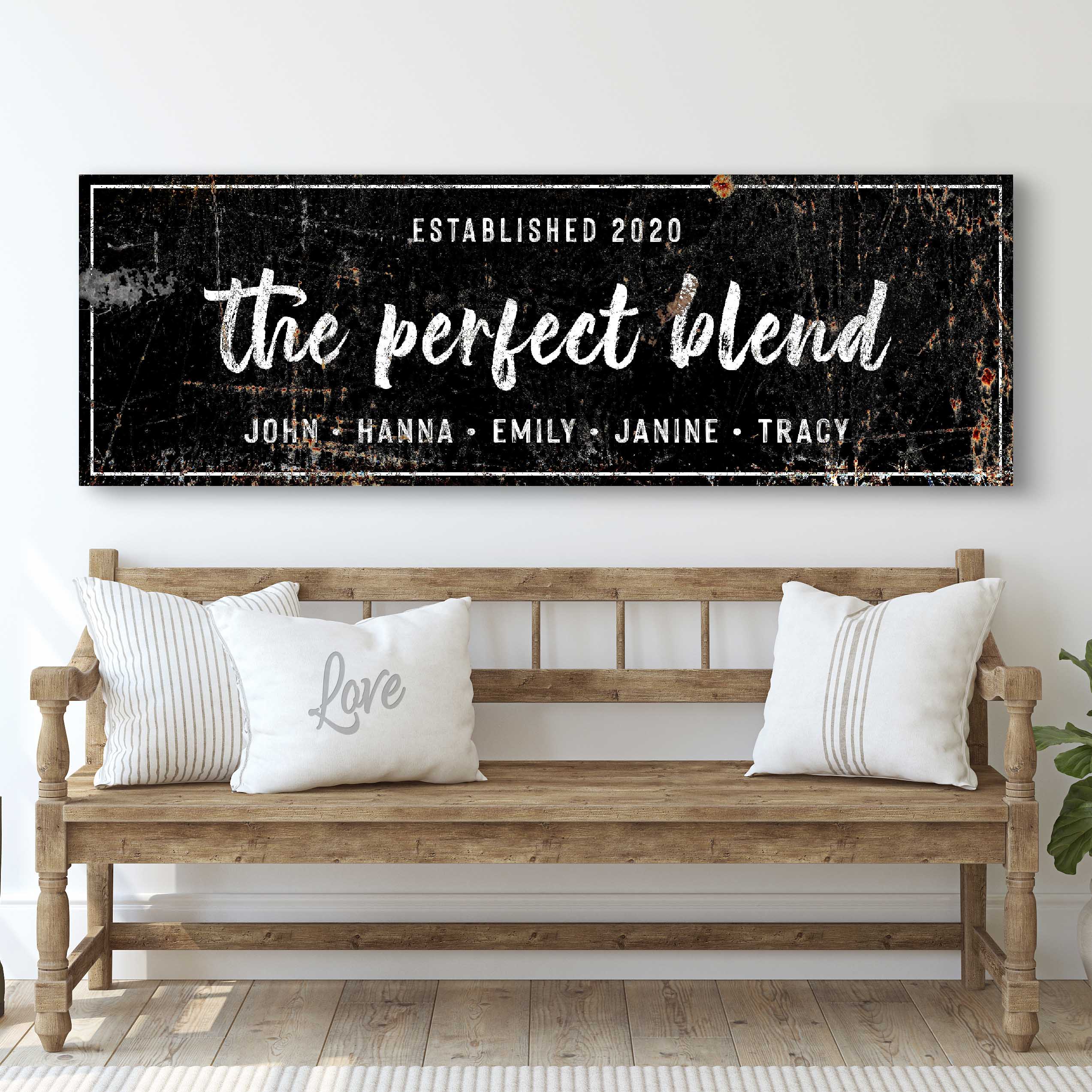 The Perfect Blend Sign on sale at MyriadMart