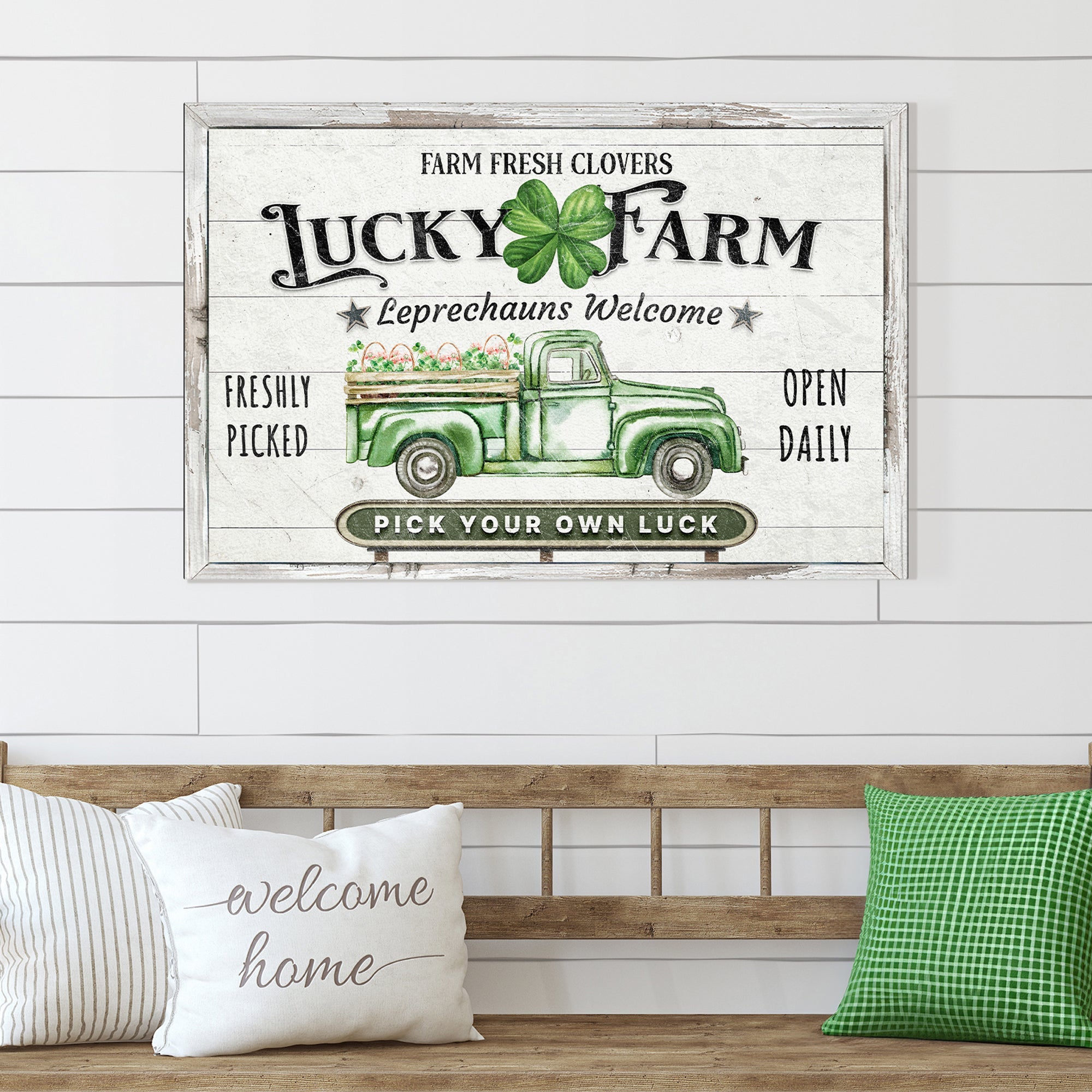 Lucky Farm St. Patrick's Day Sign on sale at MyriadMart