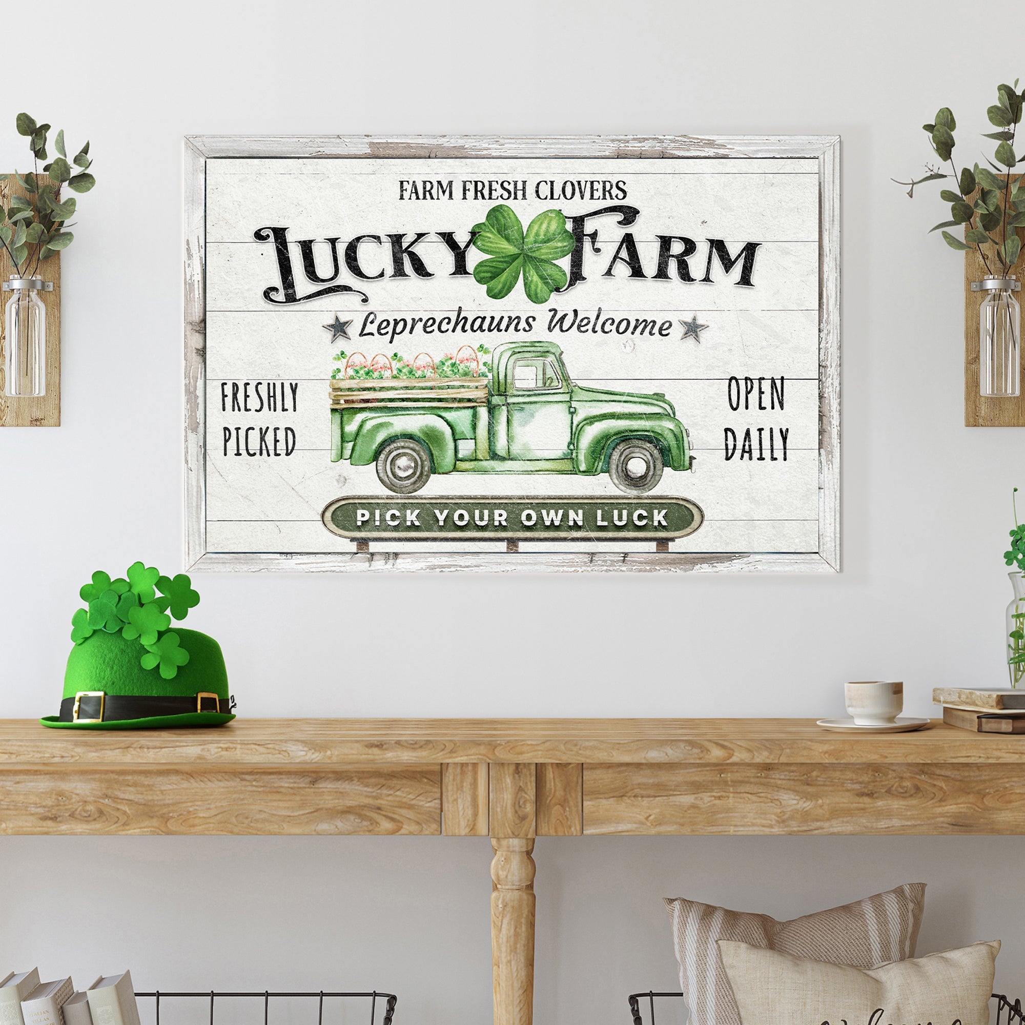 Lucky Farm St. Patrick's Day Sign on sale at MyriadMart