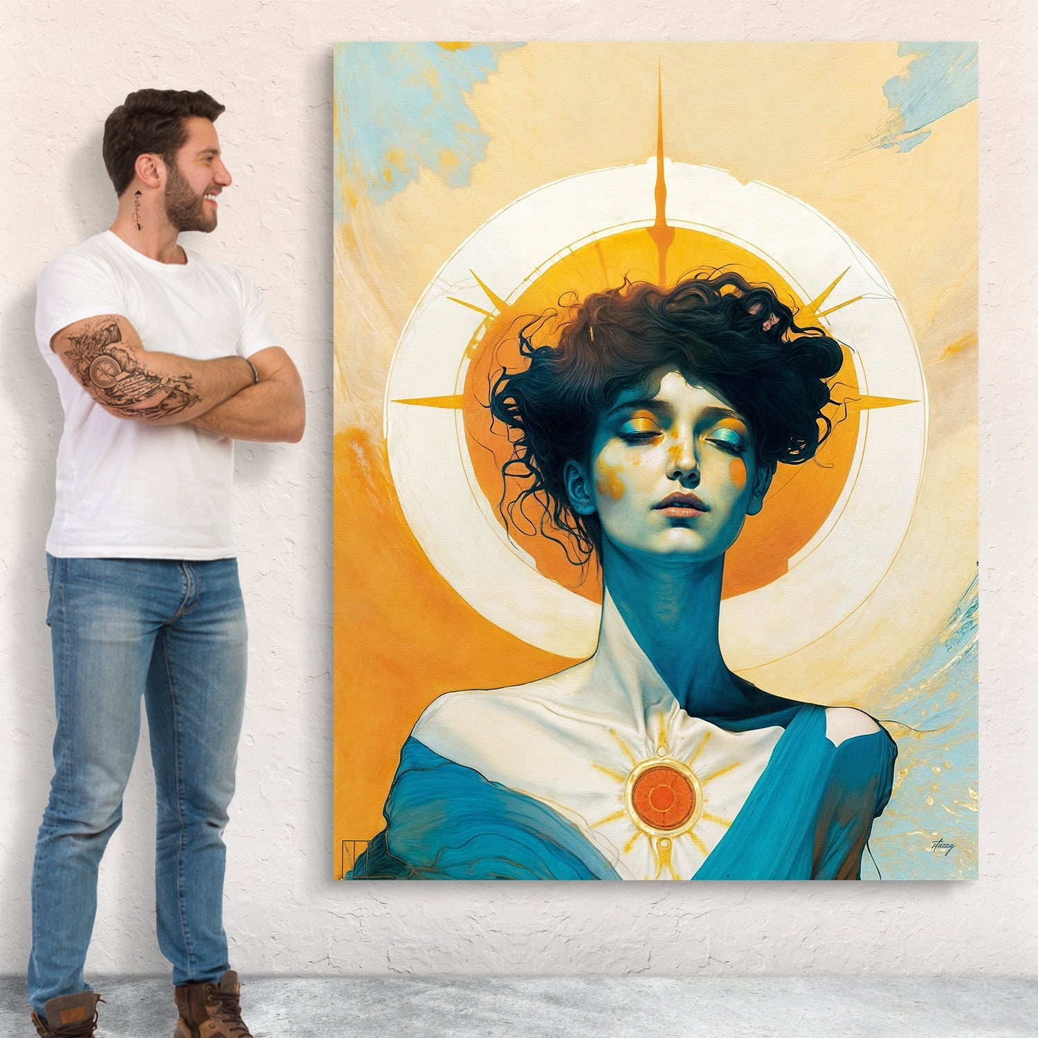 Canvas Print: "Luminous Reverie" on sale at MyriadMart