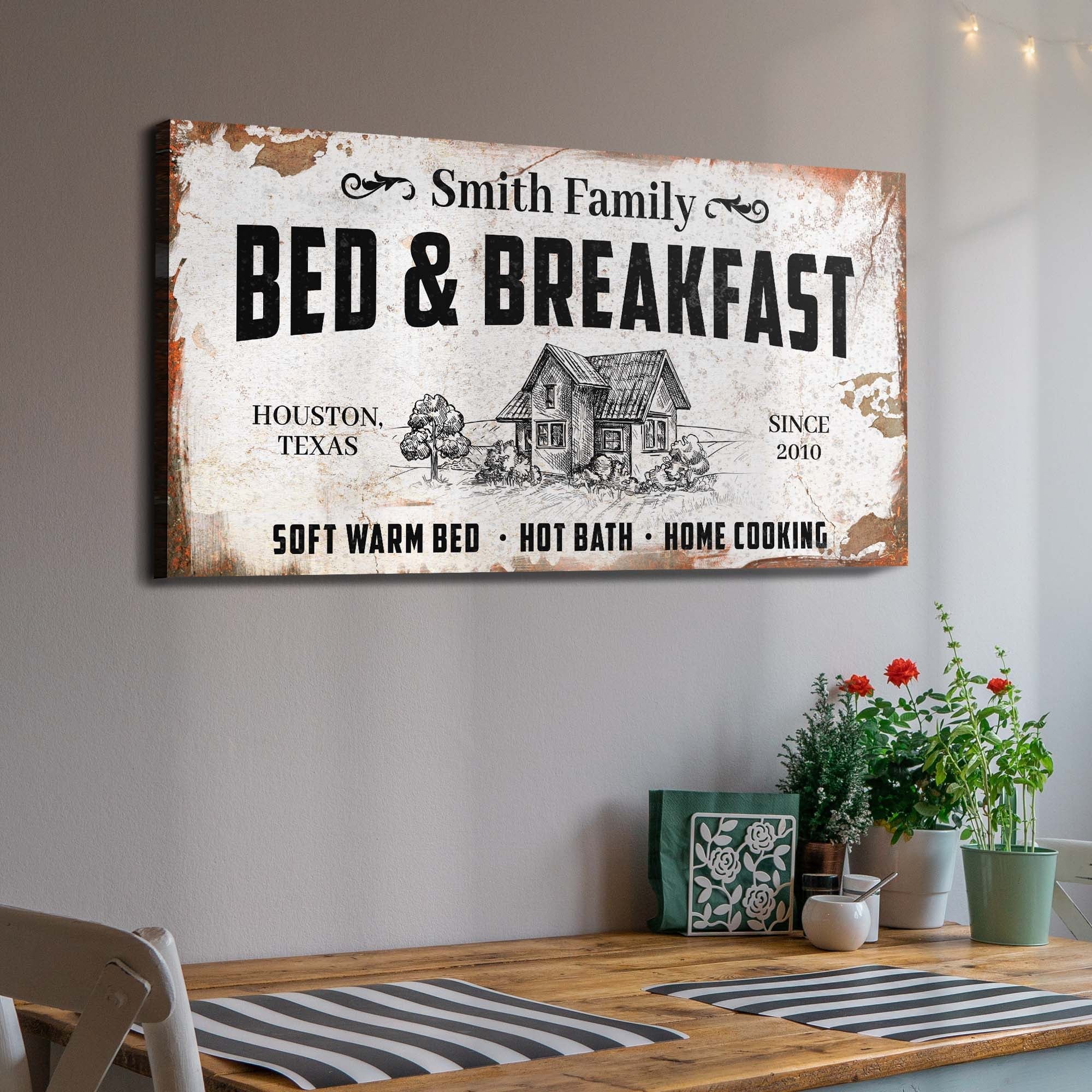 Bed and Breakfast Sign on sale at MyriadMart