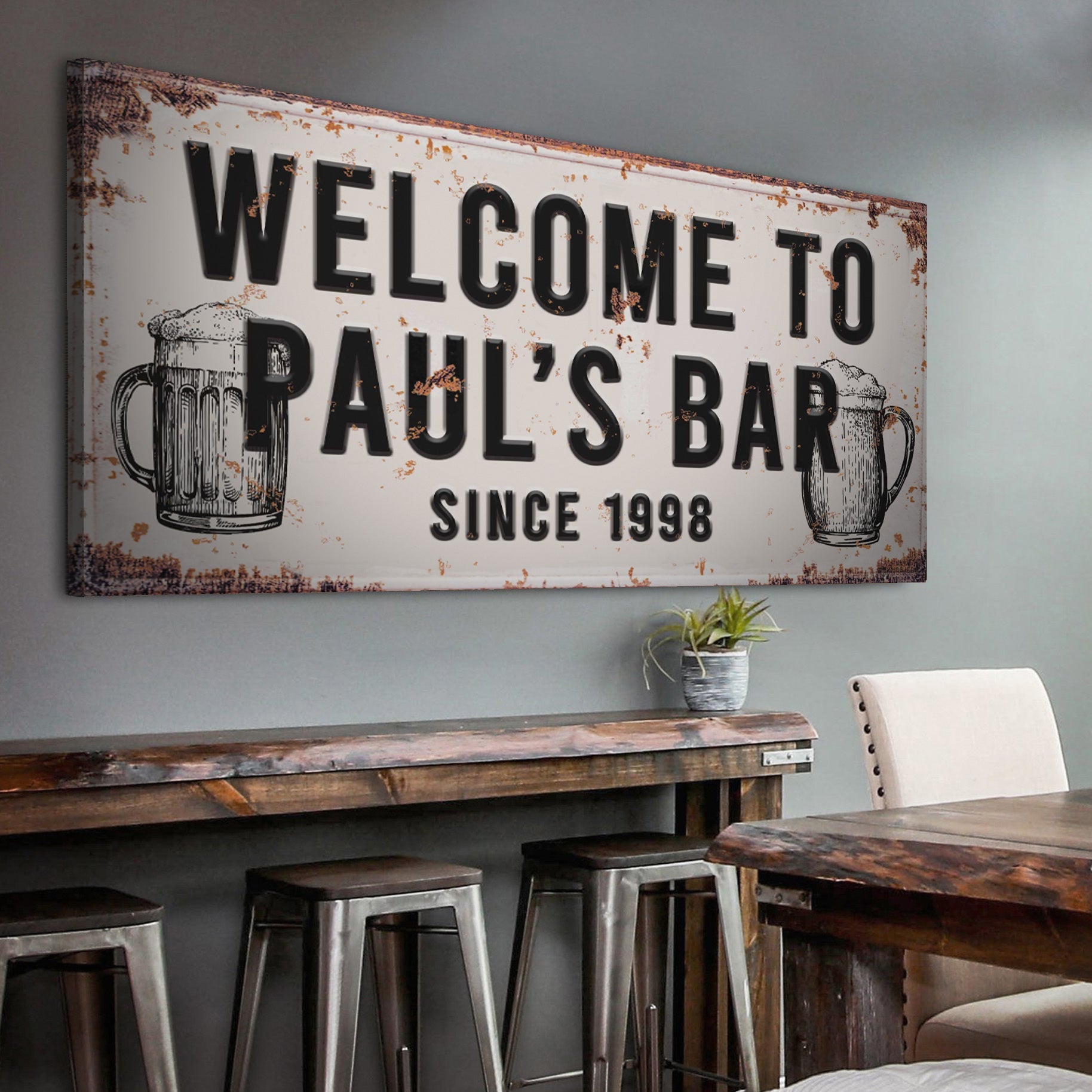 Bar Sign III on sale at MyriadMart