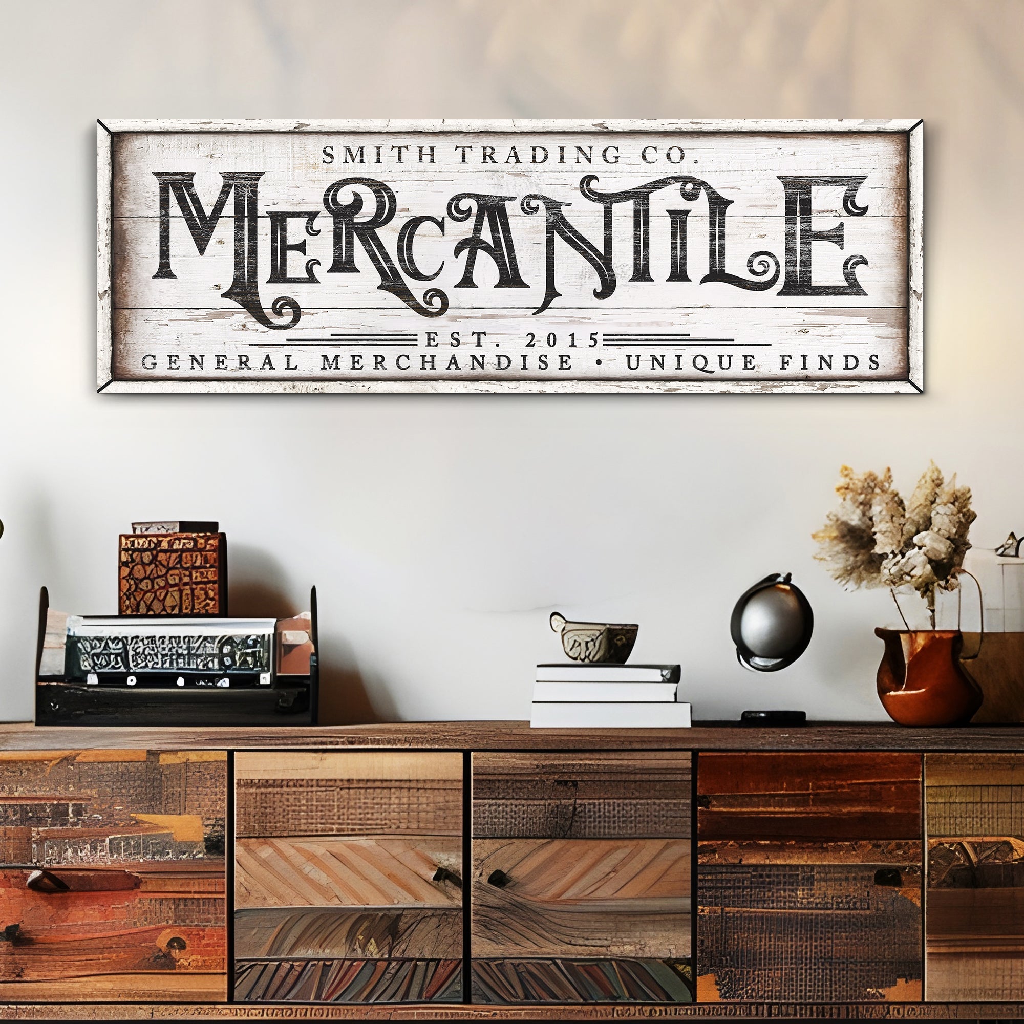Personalized Mercantile Sign on sale at MyriadMart