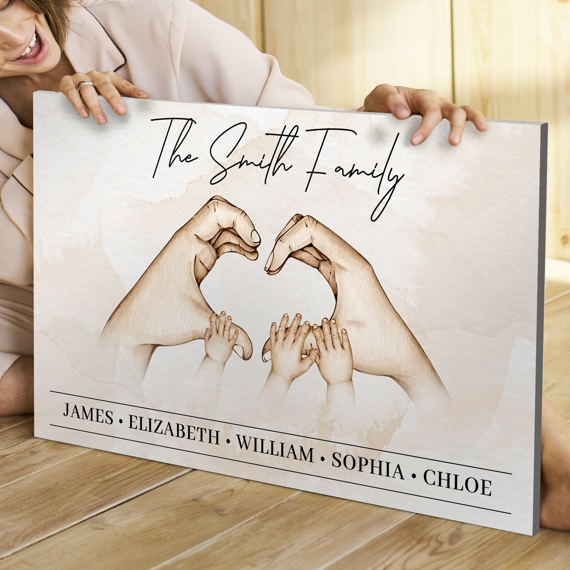 Mother's Day Sign Family Heart on sale at MyriadMart