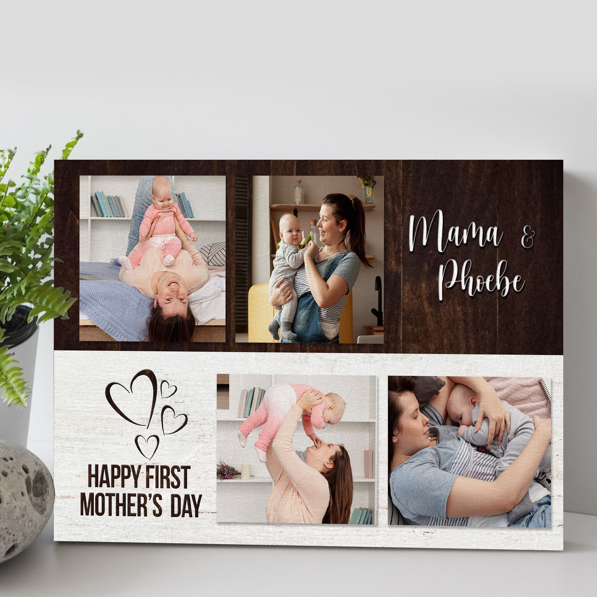 Happy First Mother's Day Sign on sale at MyriadMart