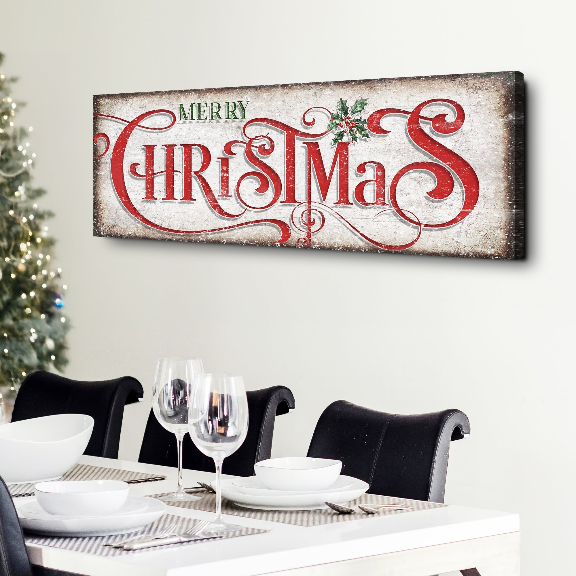 Vintage Merry Christmas Sign III on sale at MyriadMart