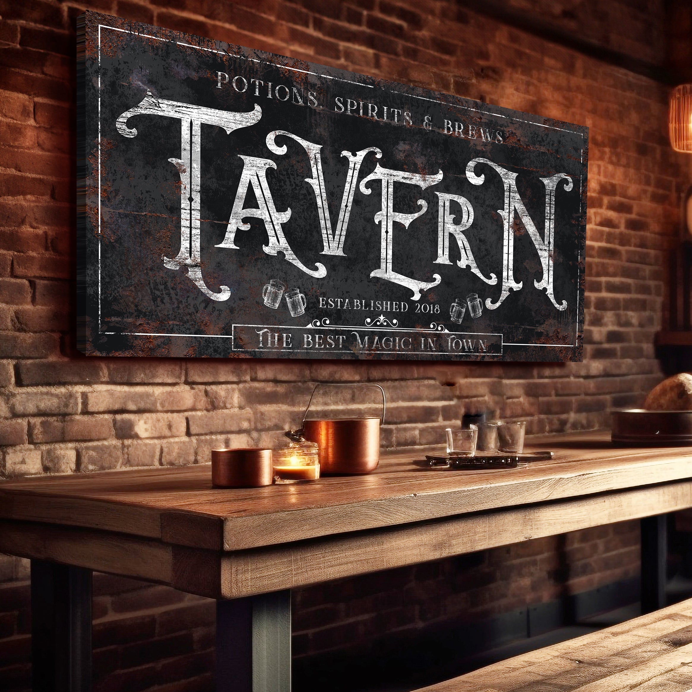 Potions, Spirits & Brews Tavern Halloween Sign II on sale at MyriadMart