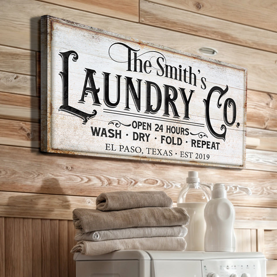 The Laundry Room Sign IX on sale at MyriadMart