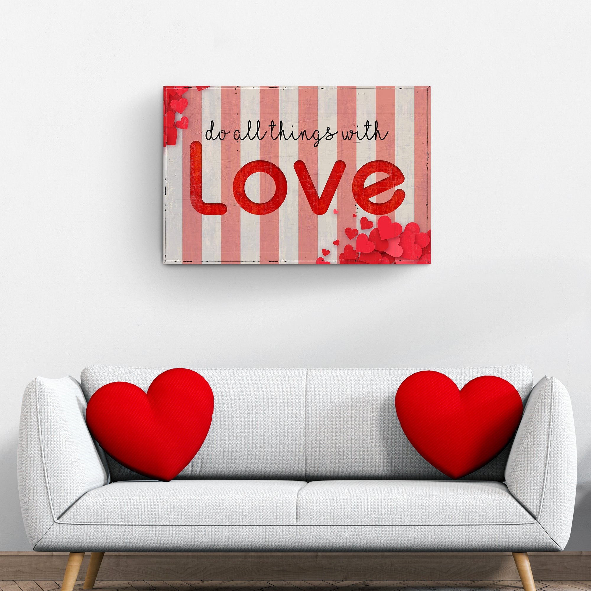 Valentines Day Sign V on sale at MyriadMart