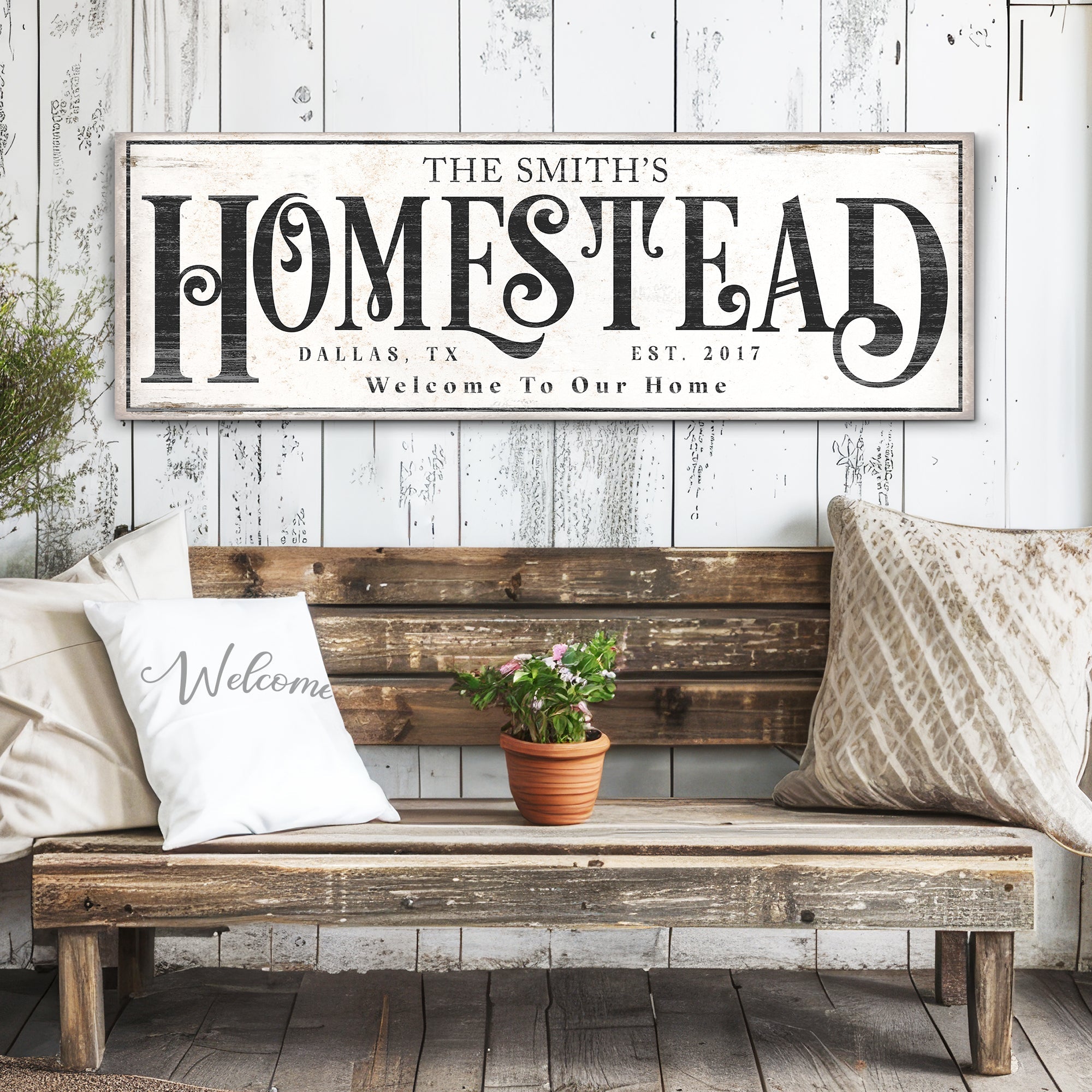 Vintage Homestead Sign III on sale at MyriadMart