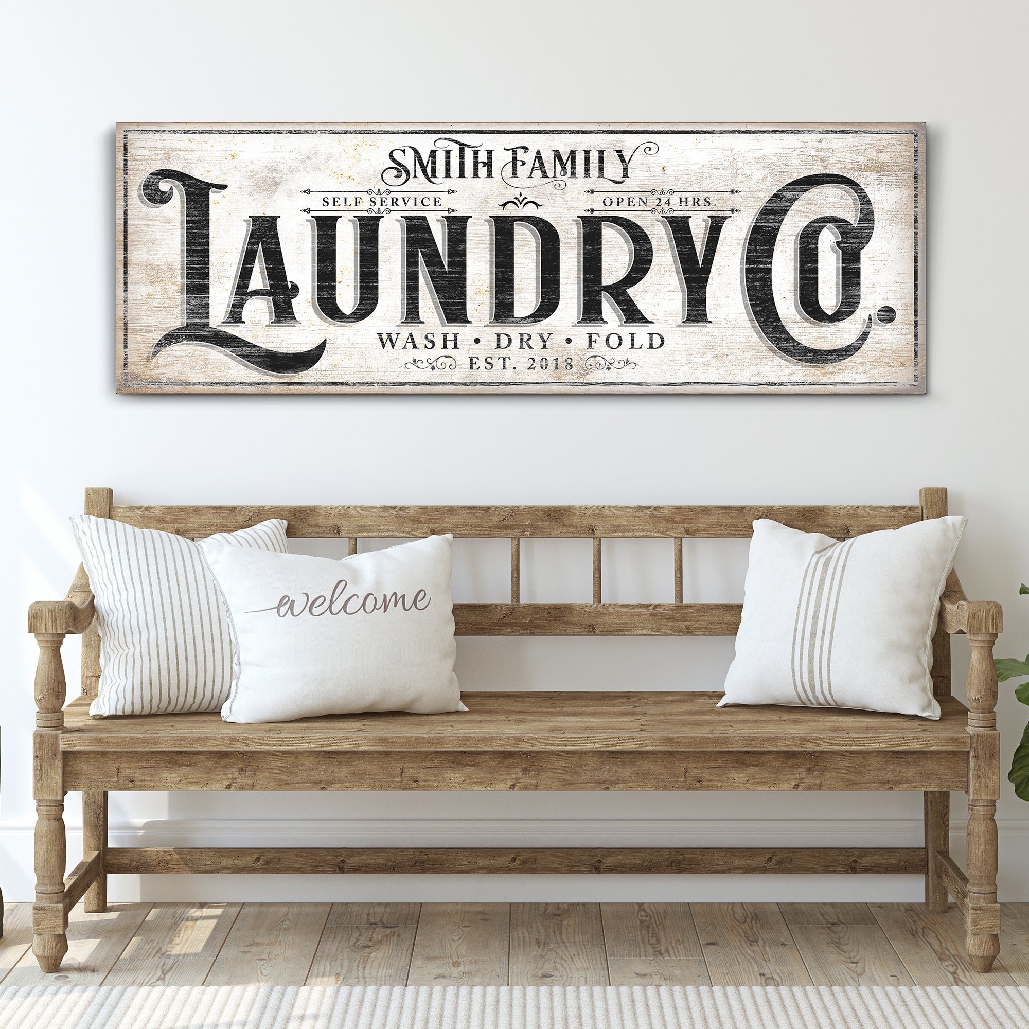 Family Laundry Co Sign on sale at MyriadMart