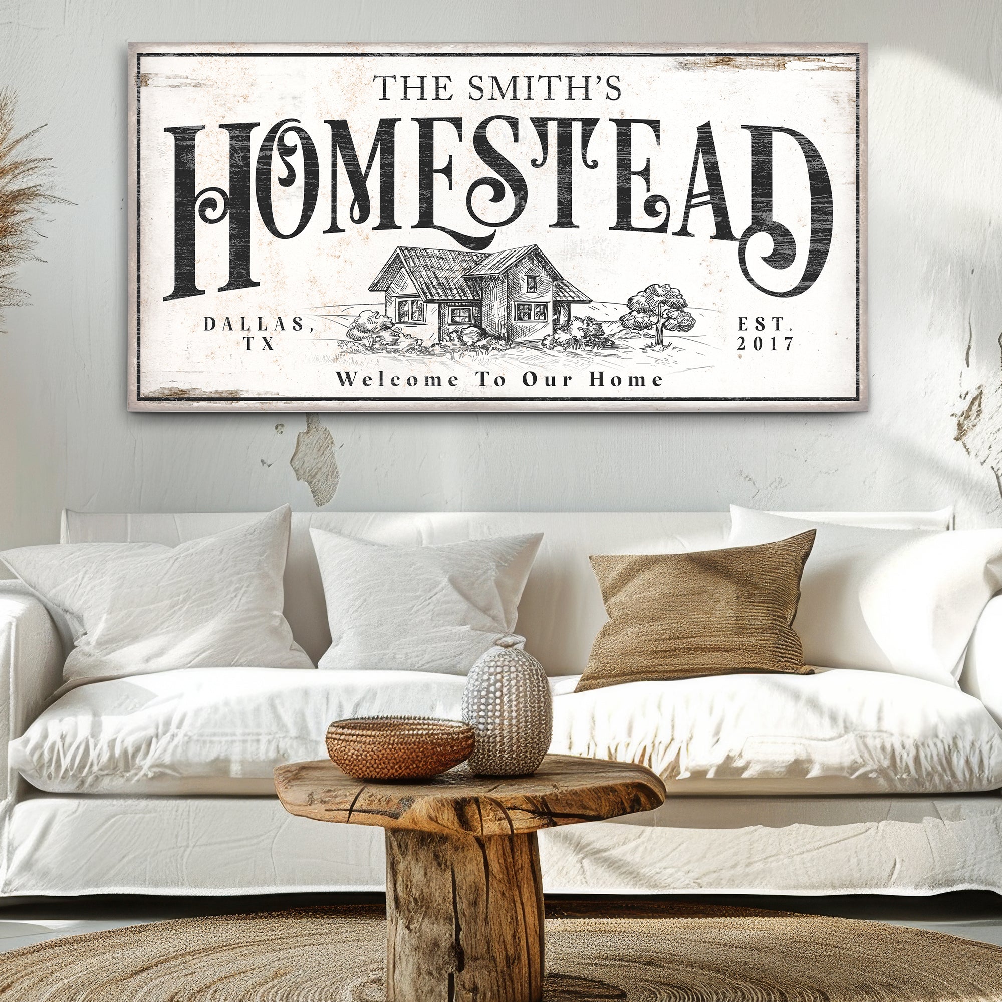 Vintage Homestead Sign II on sale at MyriadMart
